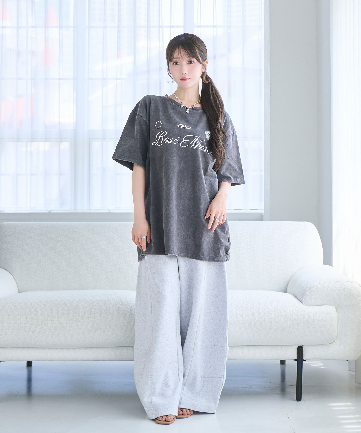 Chemical wash logo T-shirts