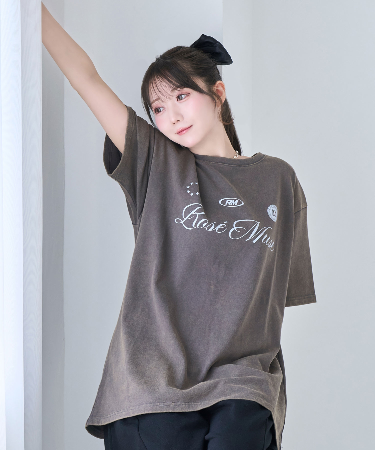 Chemical wash logo T-shirts