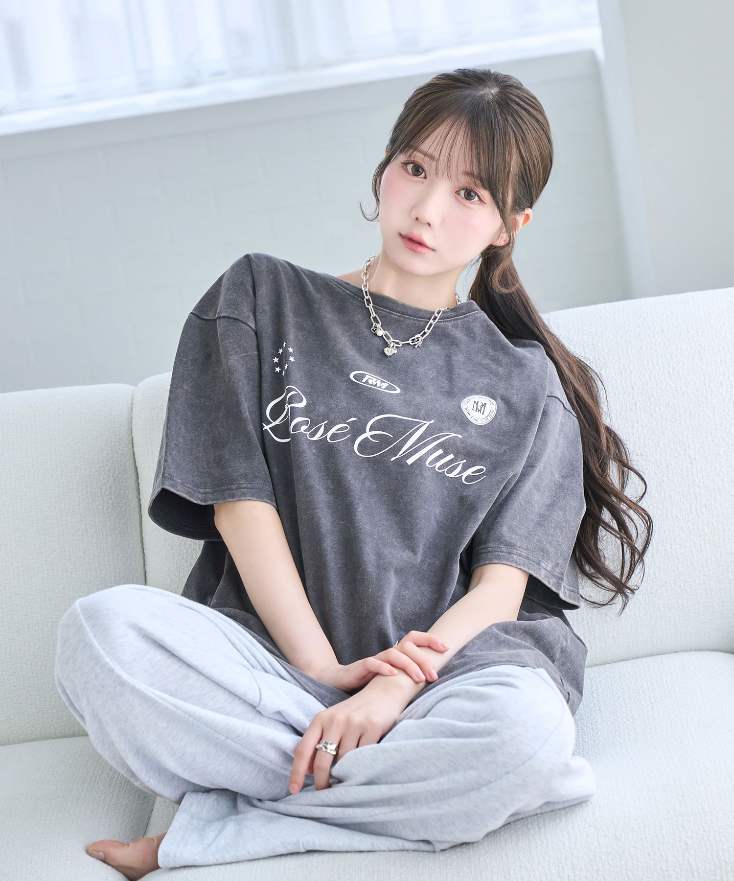 Chemical wash logo T-shirts