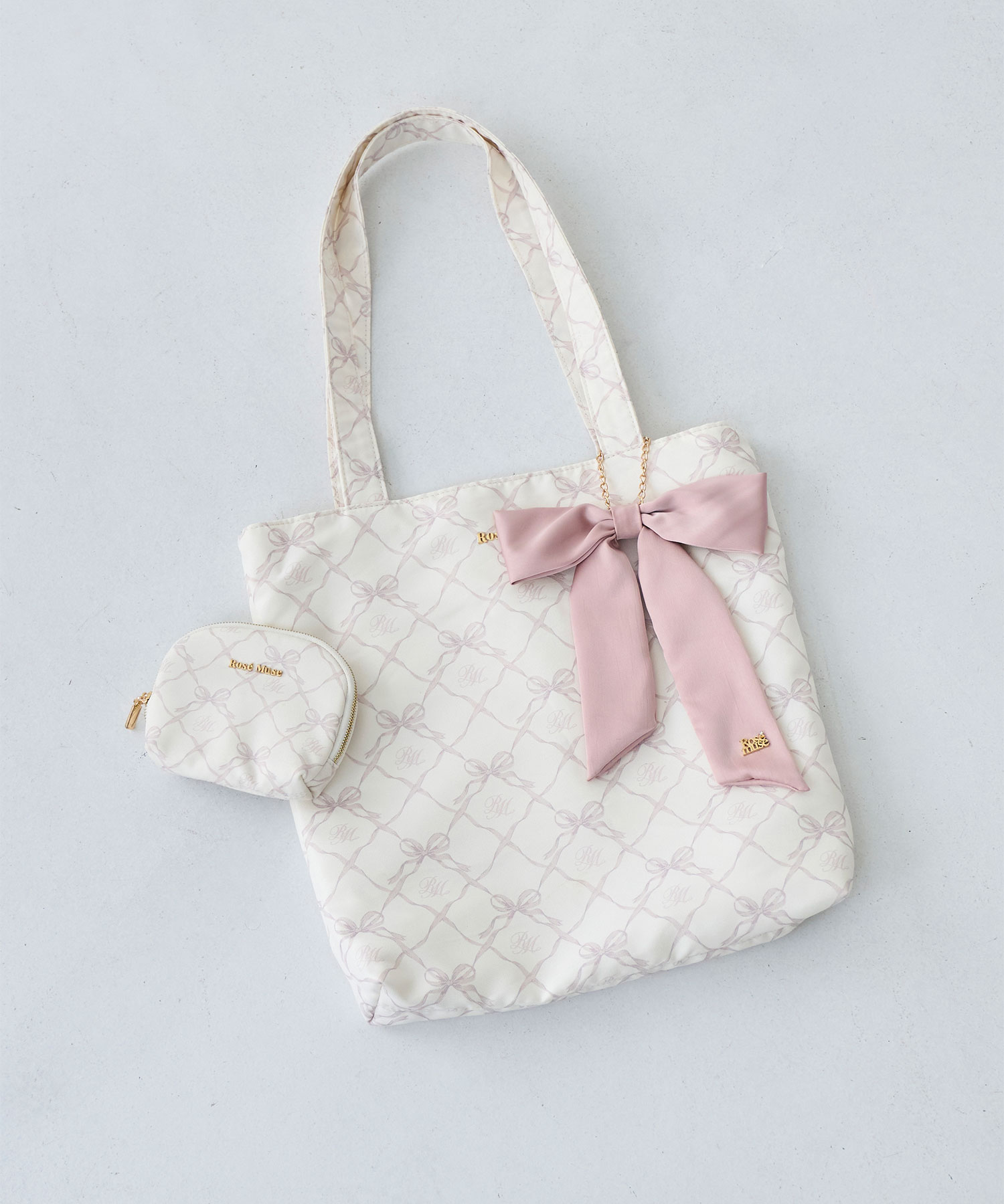 Original print tote with tissue pouch