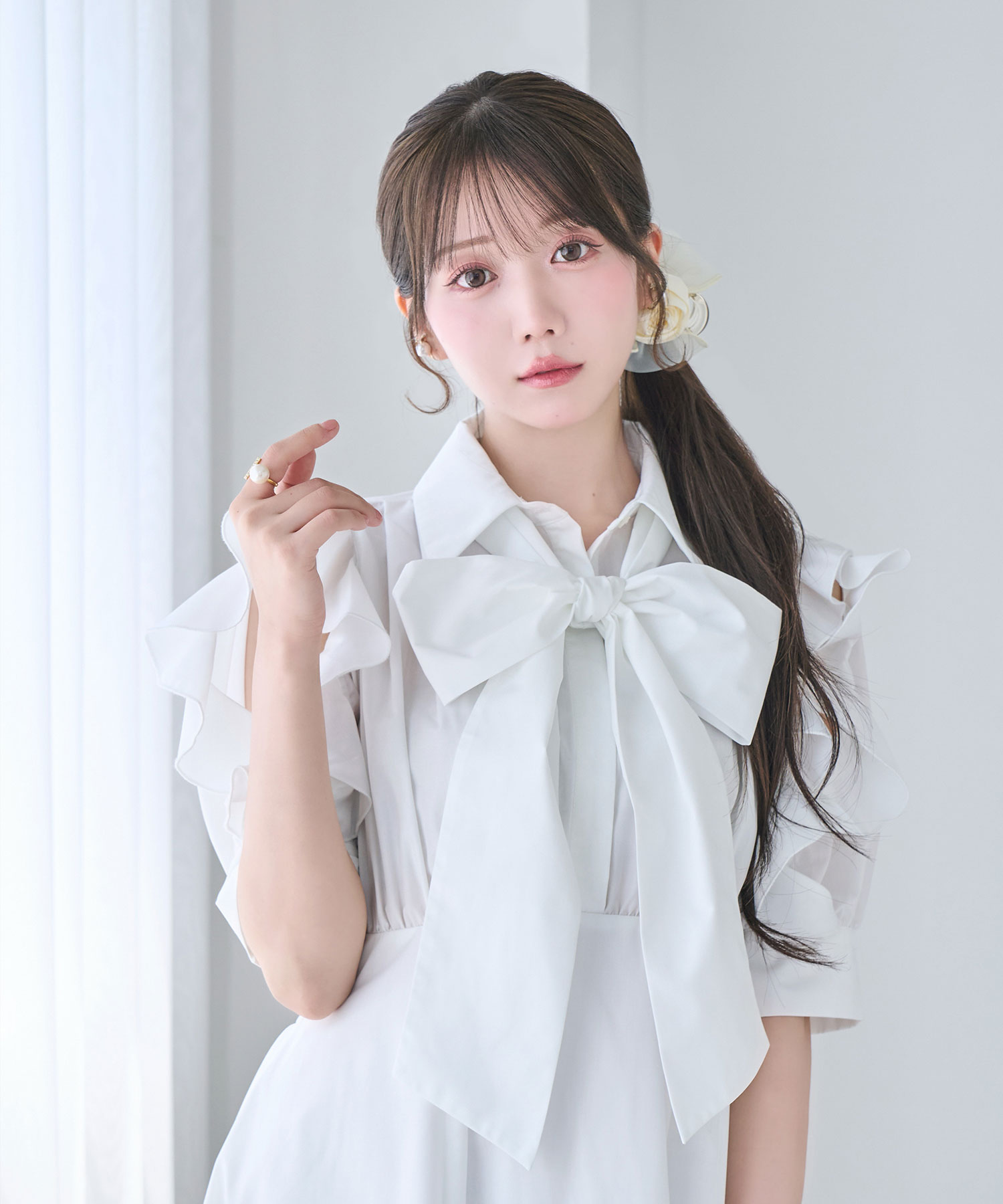Bow tie shirts dress