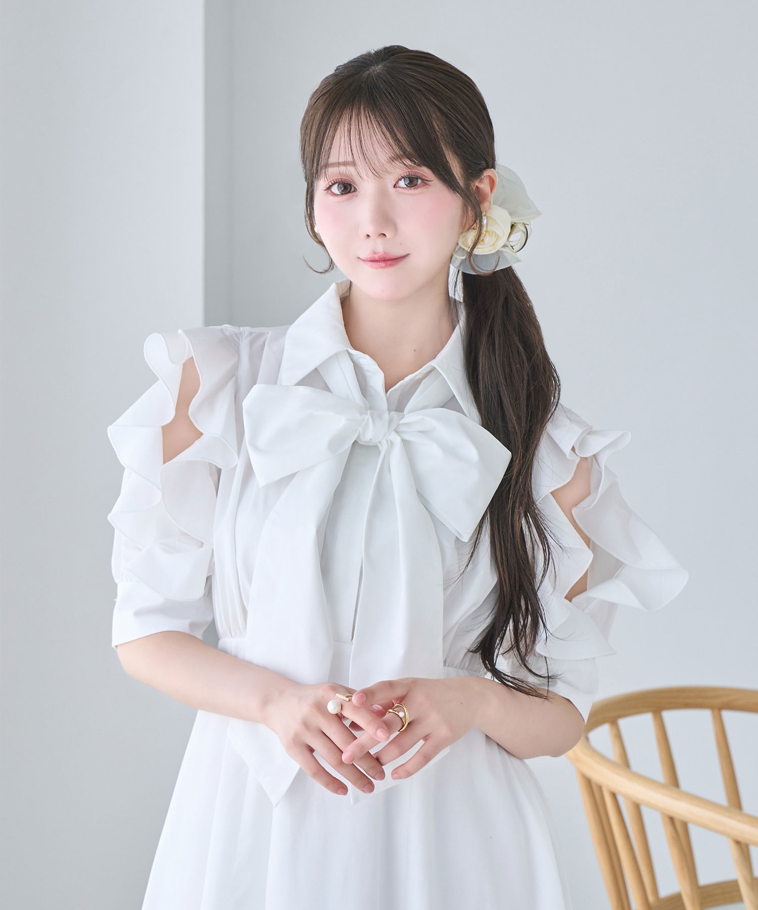 Bow tie shirts dress