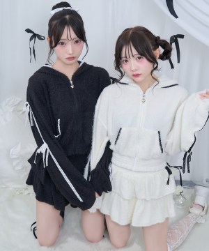 ふわふわ配色セットアップ