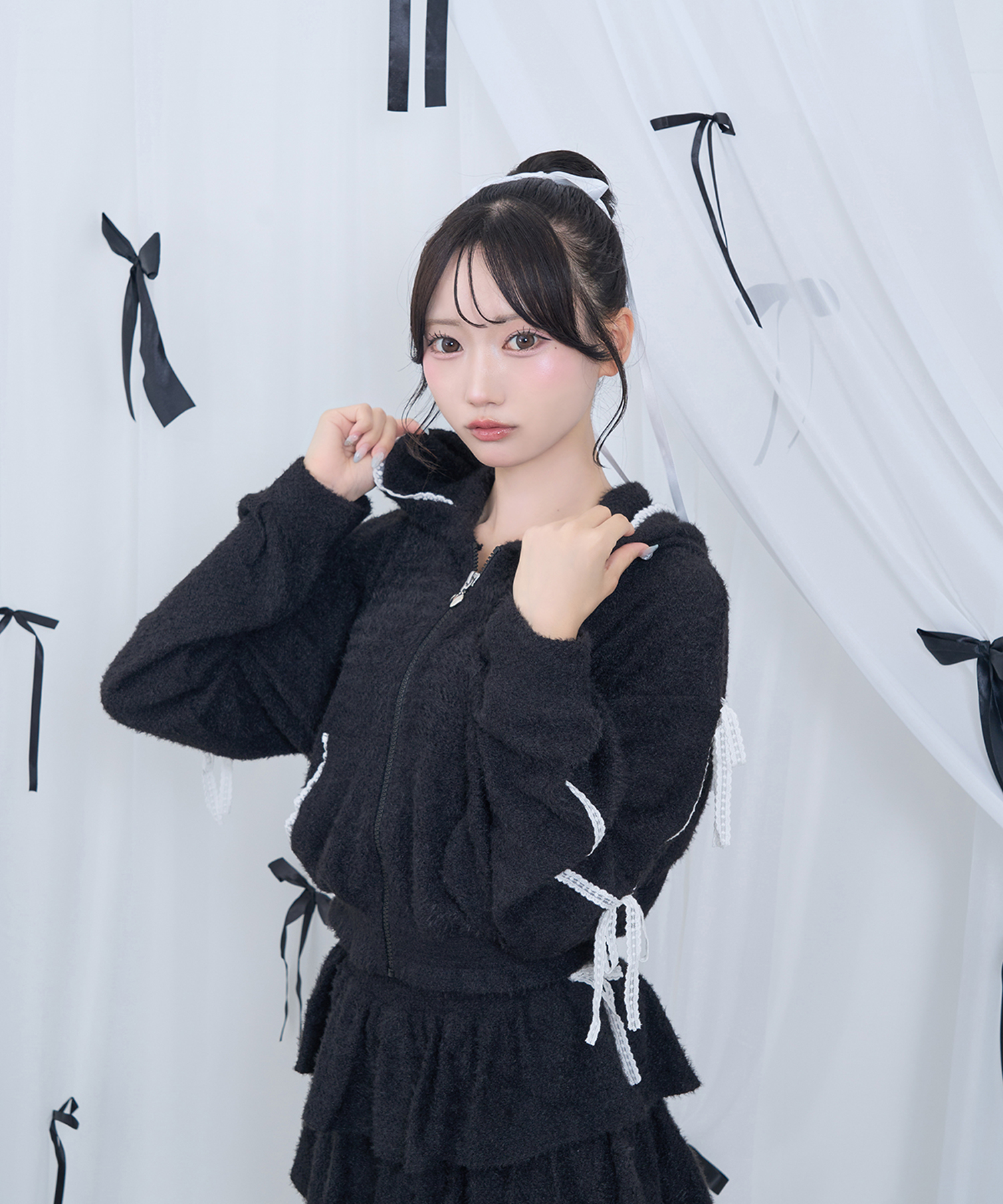 ふわふわ配色セットアップ