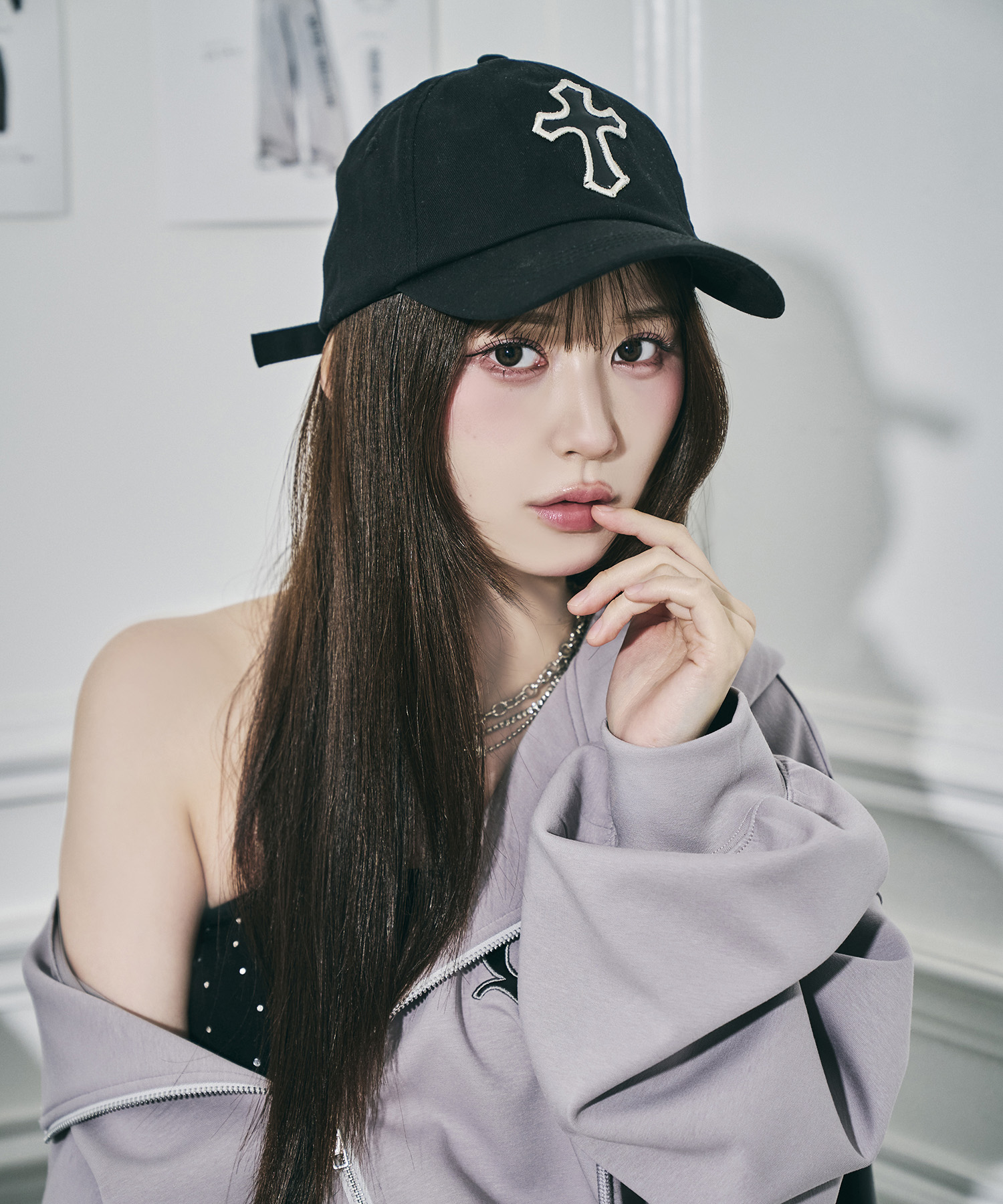UNISEX クロスワッペンキャップ