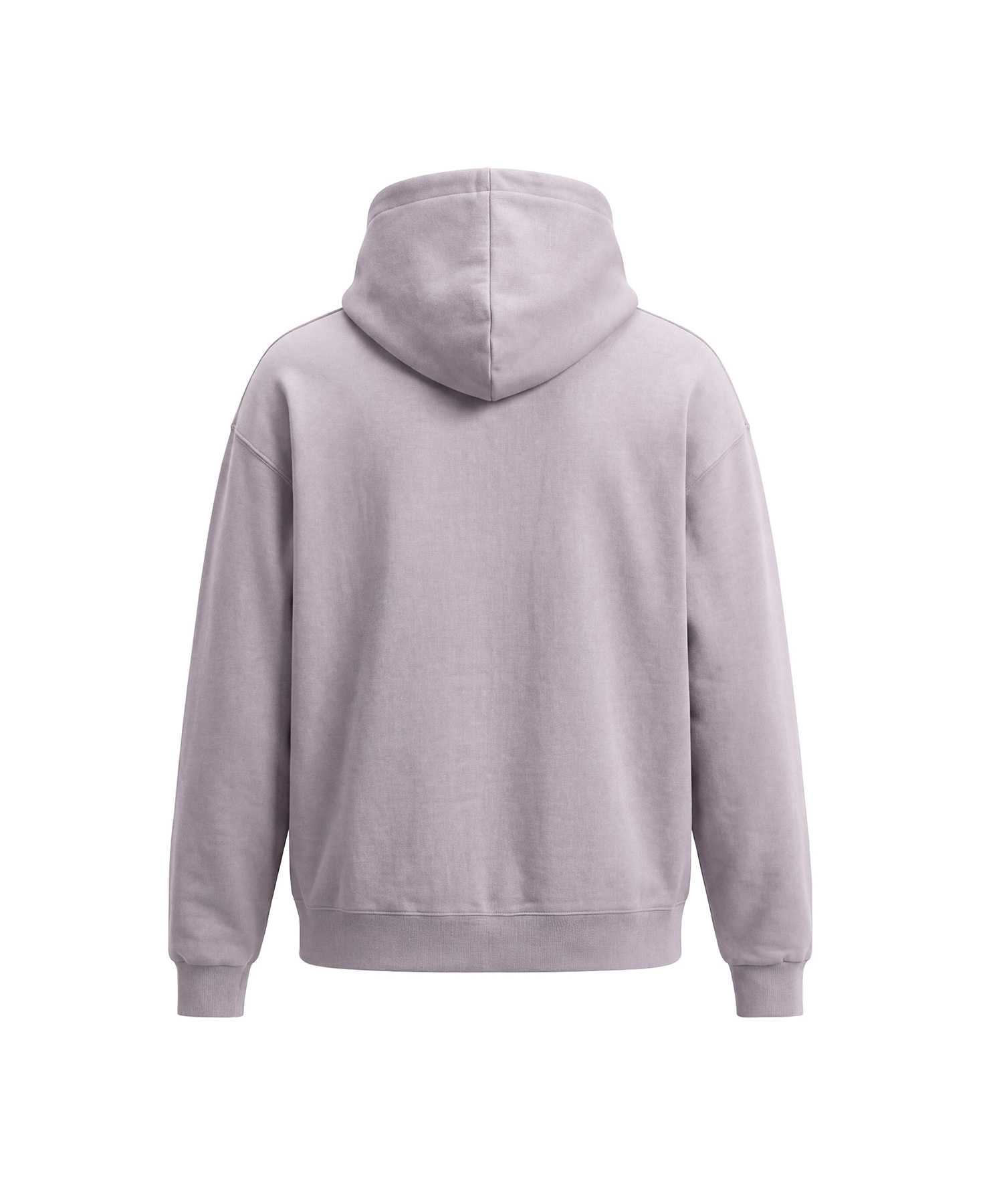 UNISEX QMワッペンジップパーカー / グレー
