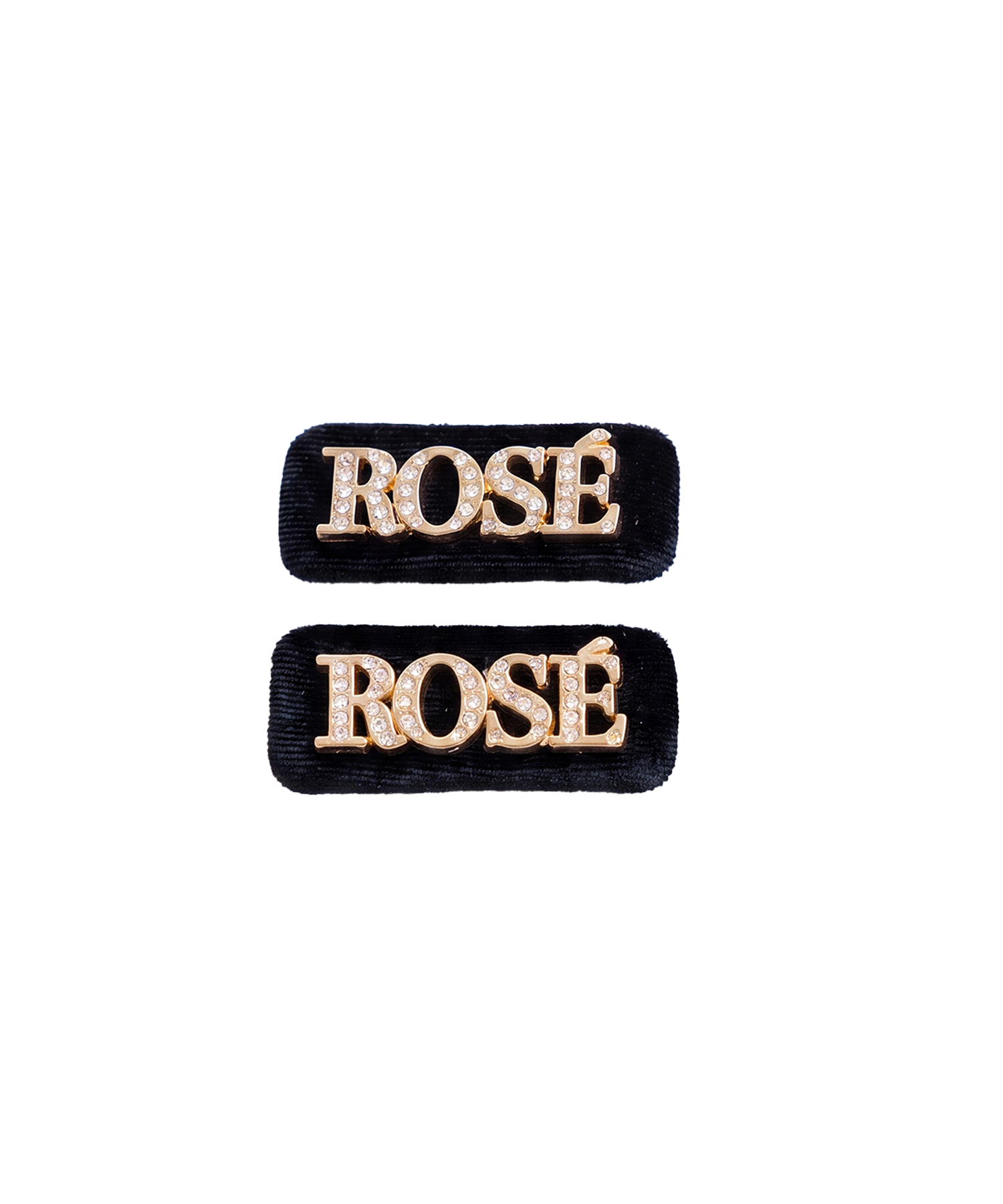 Bijou logo hair pin set