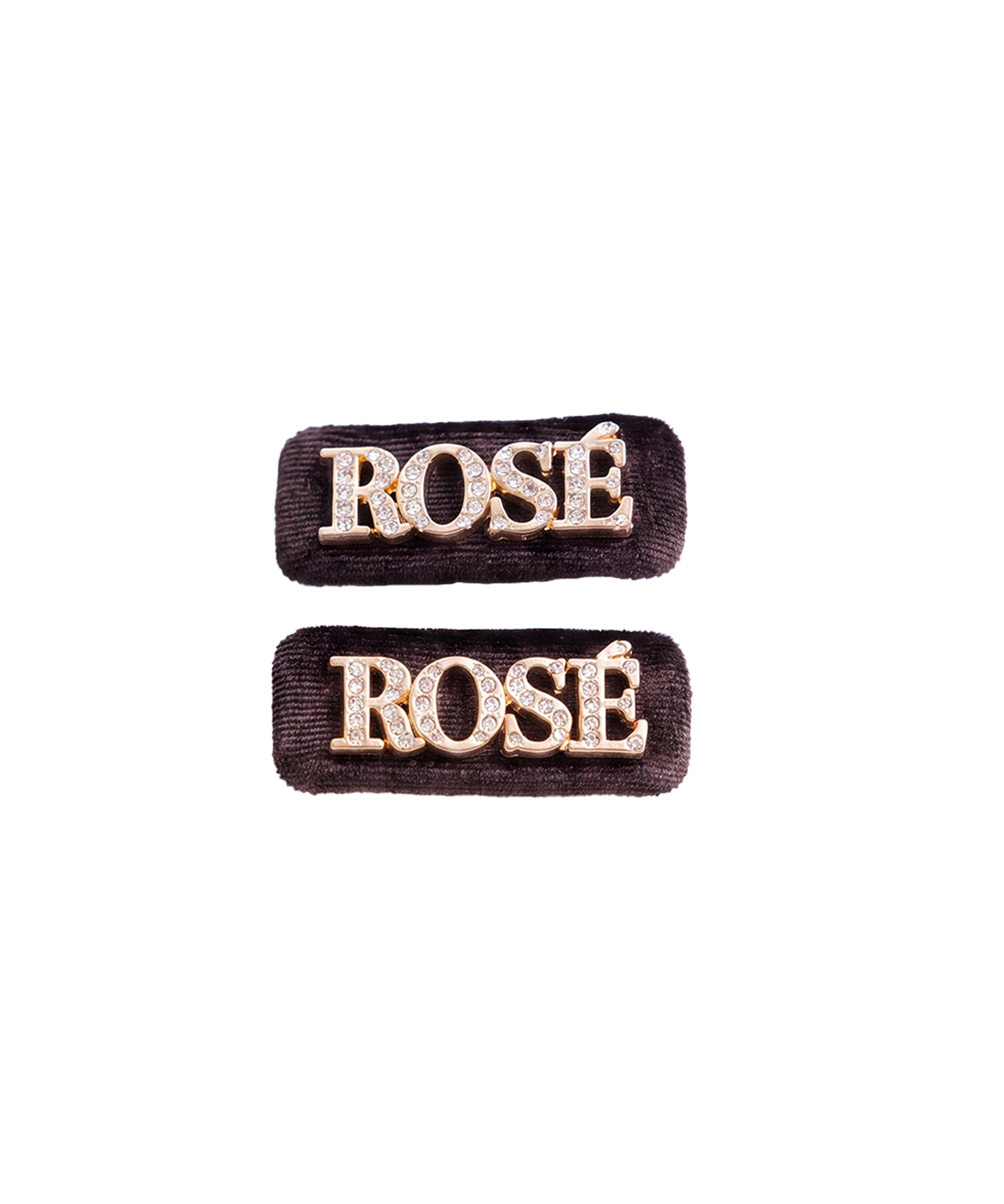 Bijou logo hair pin set