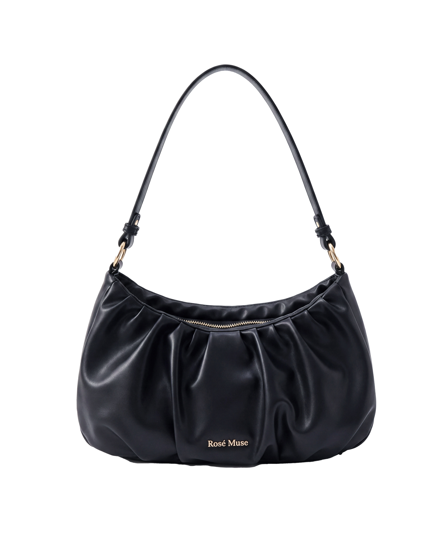Ruched shoulder bag