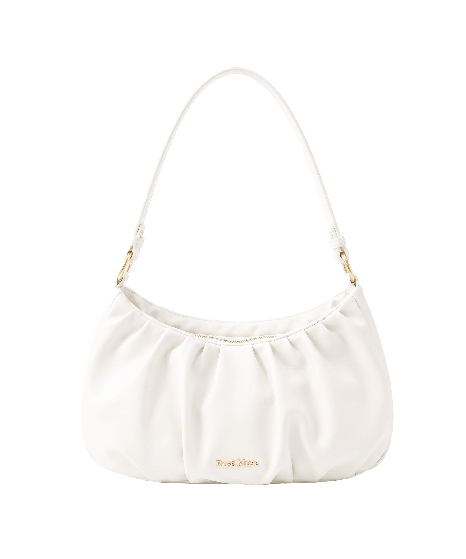 Ruched shoulder bag