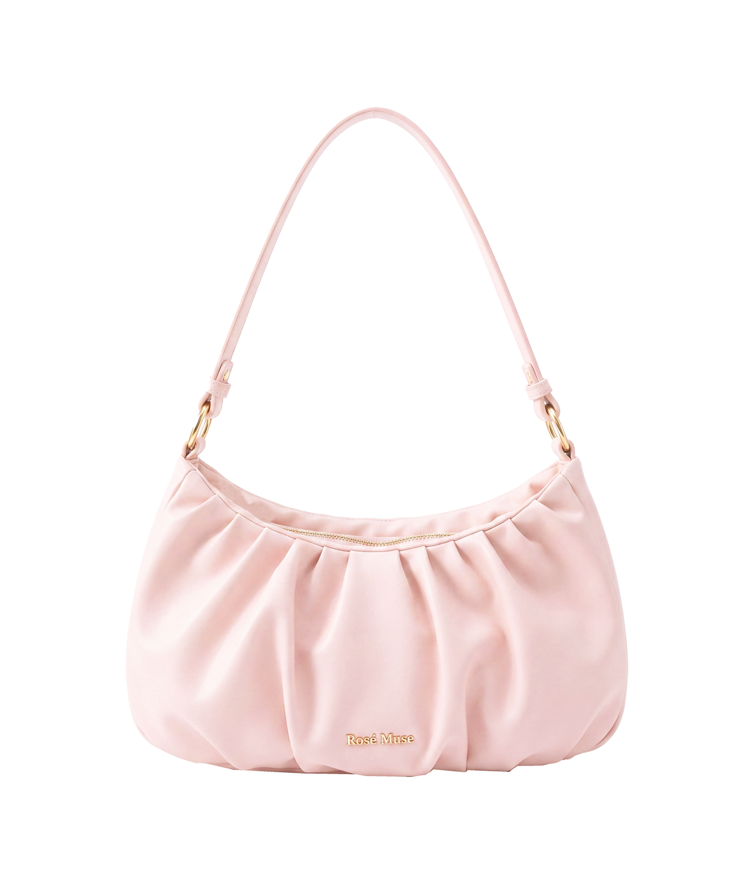 Ruched shoulder bag