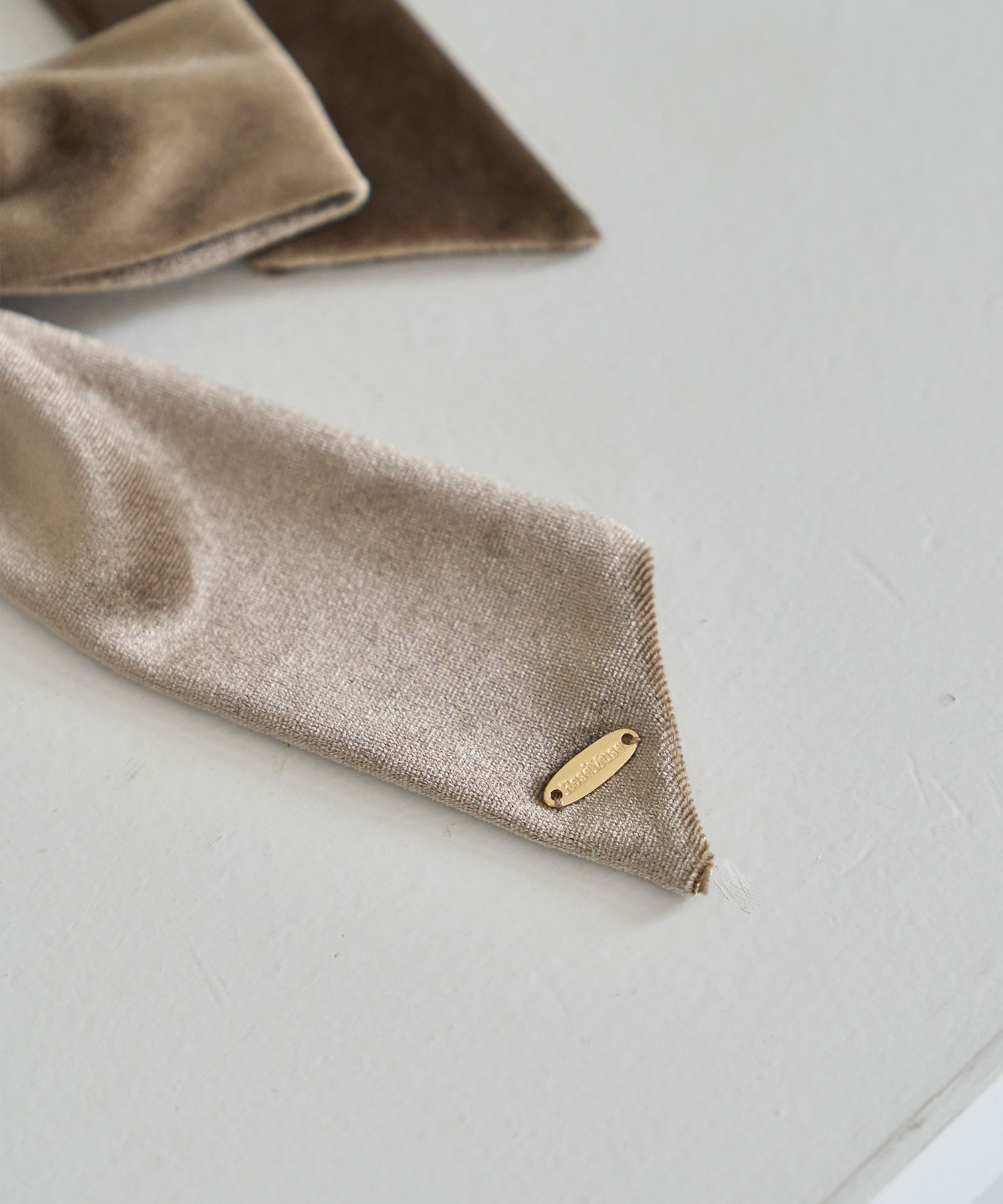 Velor ribbon clip ＆ pin