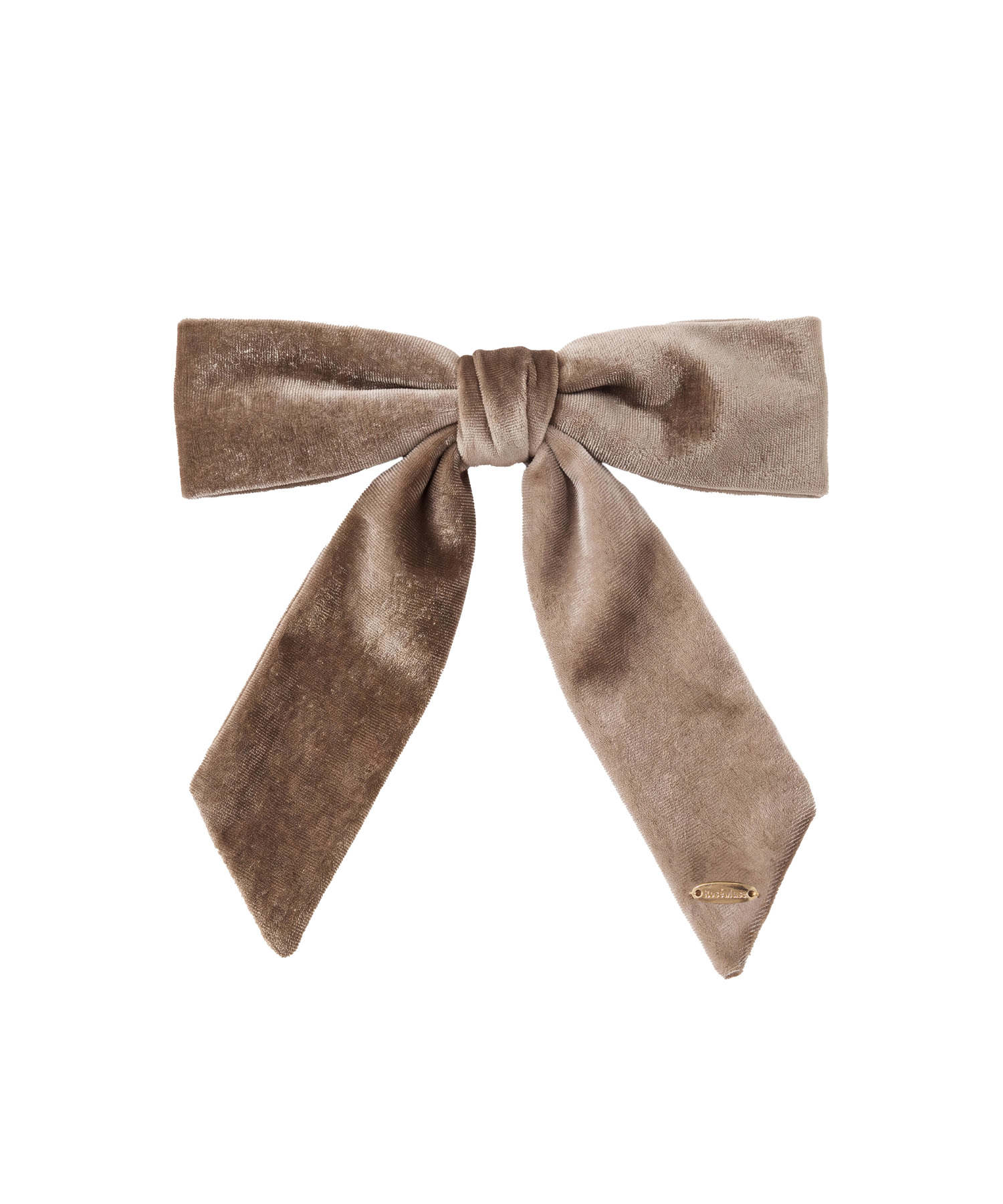 Velor ribbon clip & pin