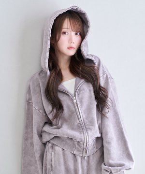 Chemical washed hoodie