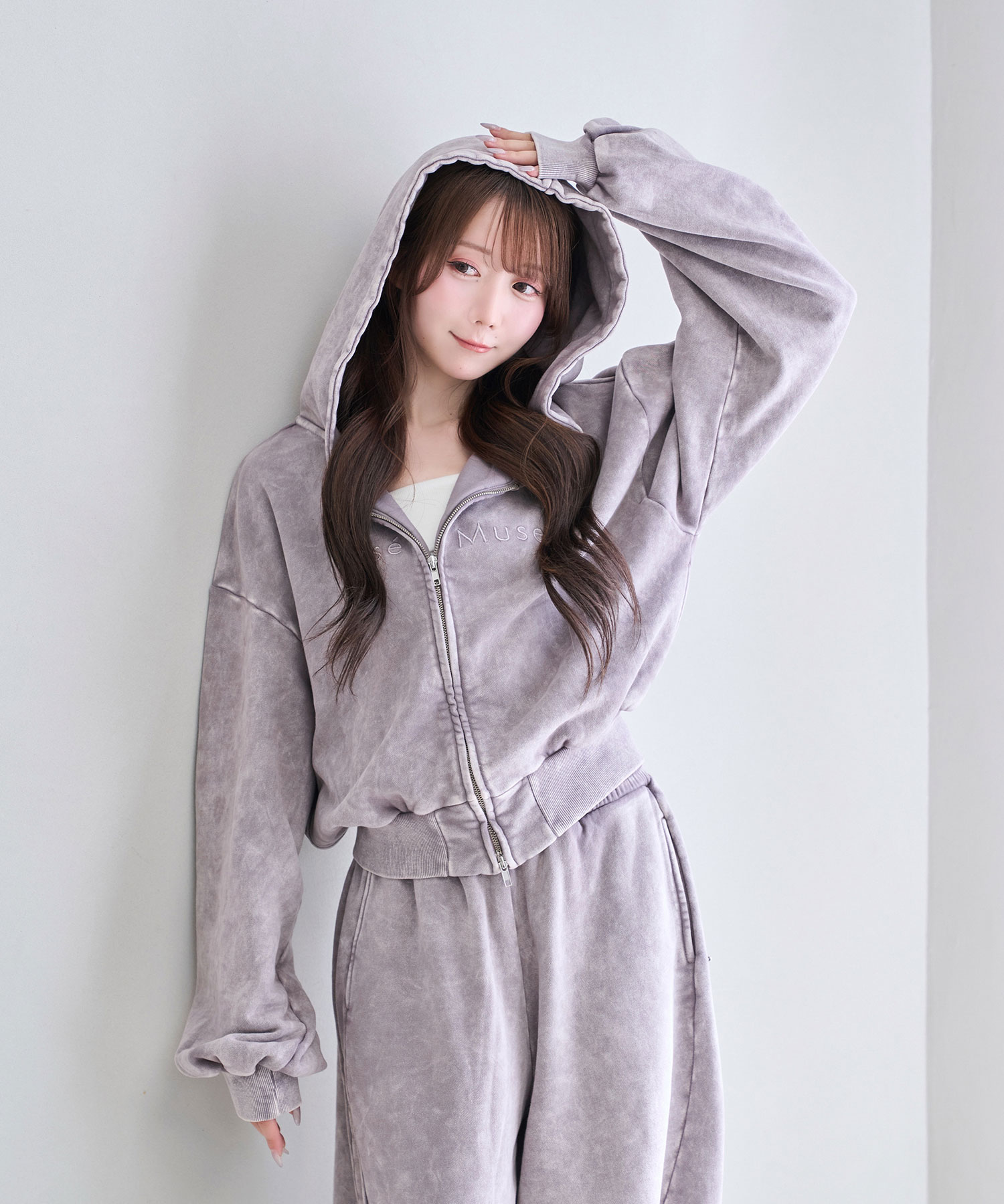 Chemical washed hoodie