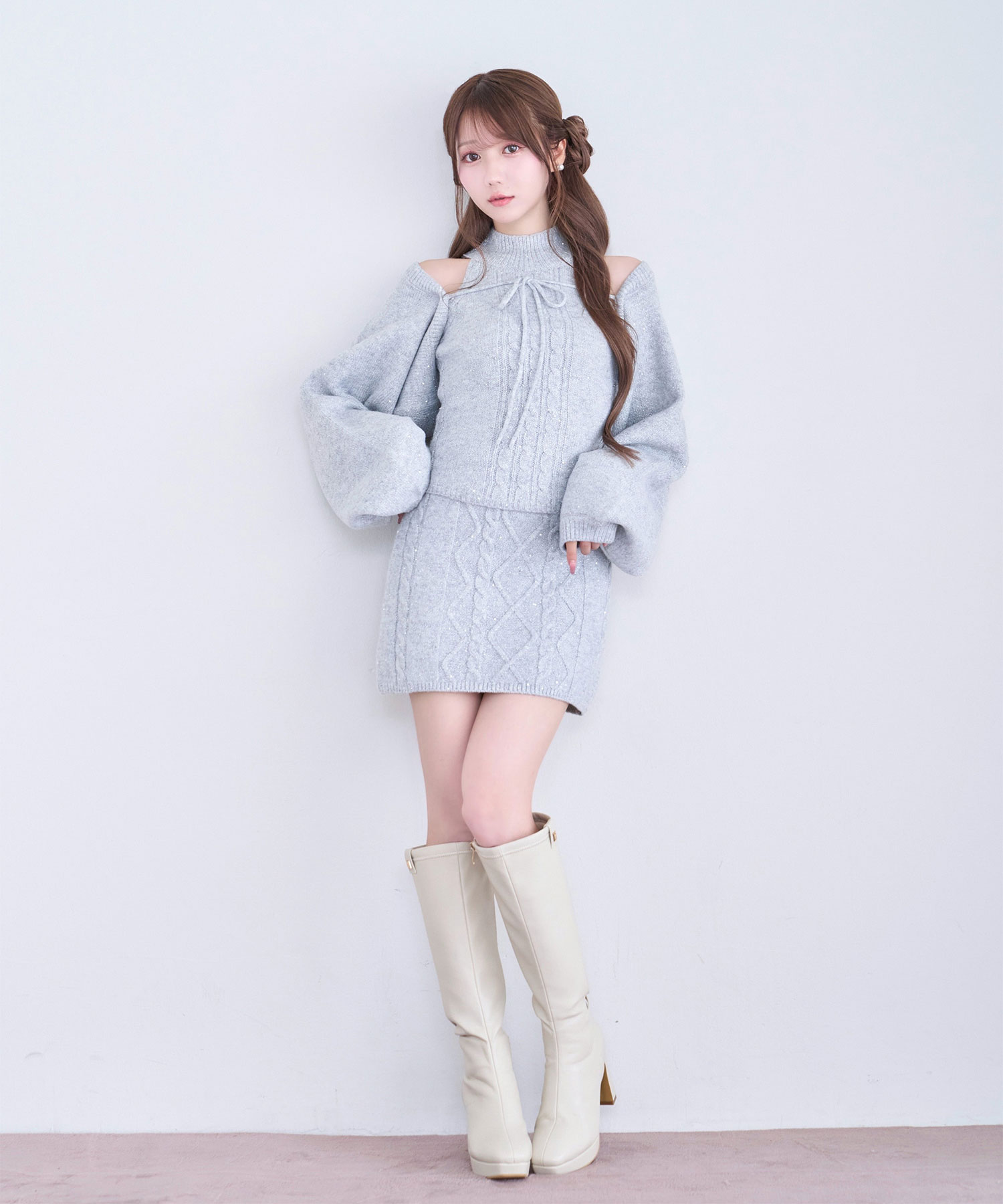 Glitter knit 3P set