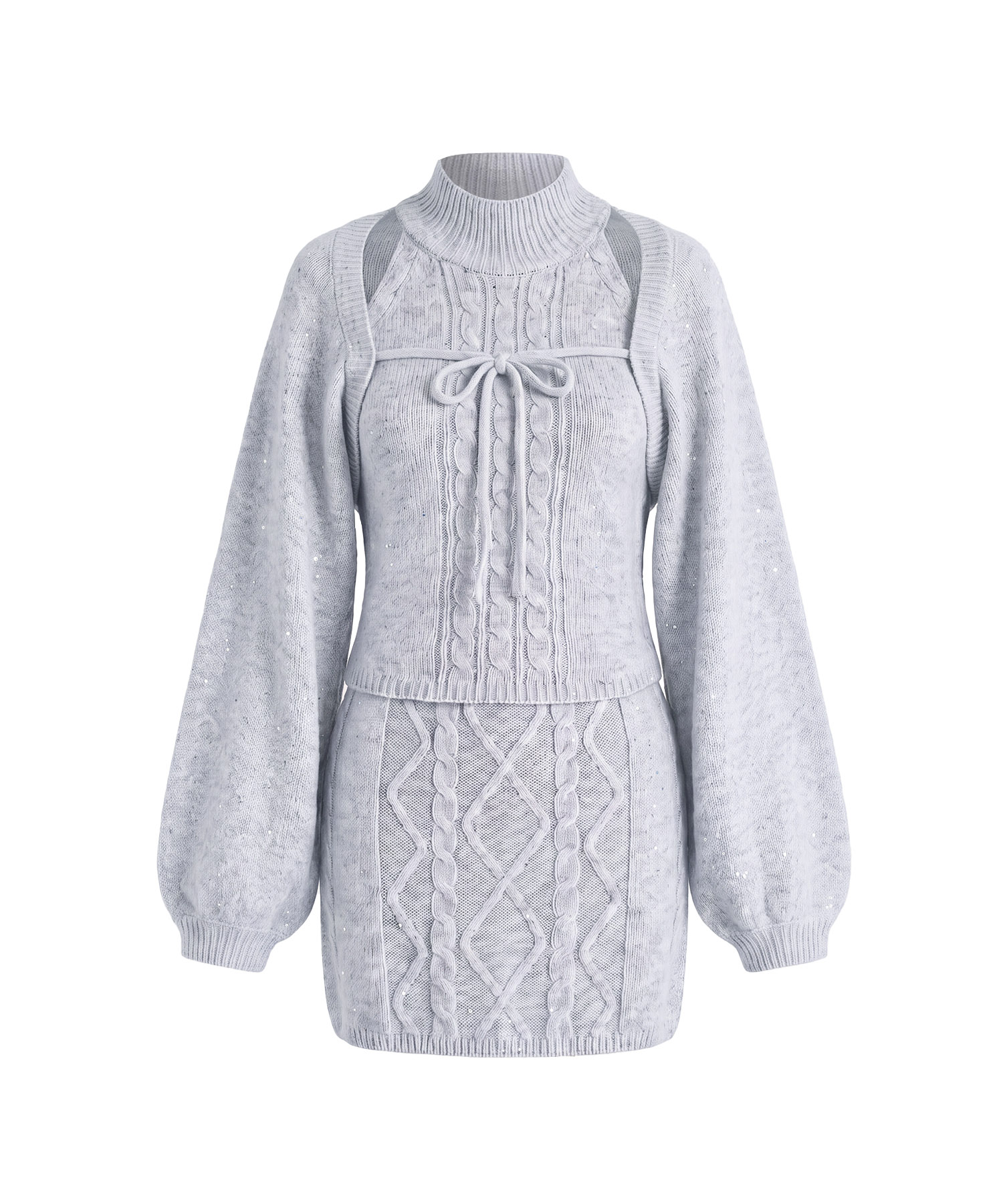 Glitter knit 3P set