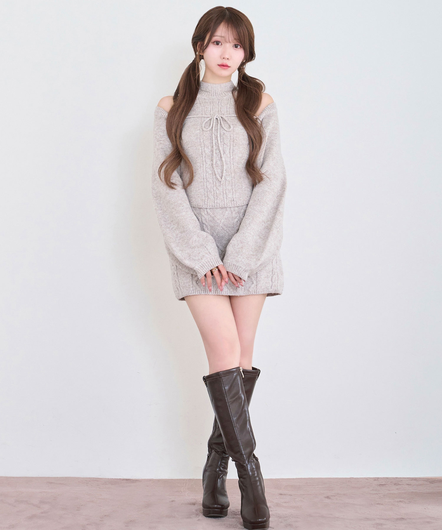Glitter knit 3P set