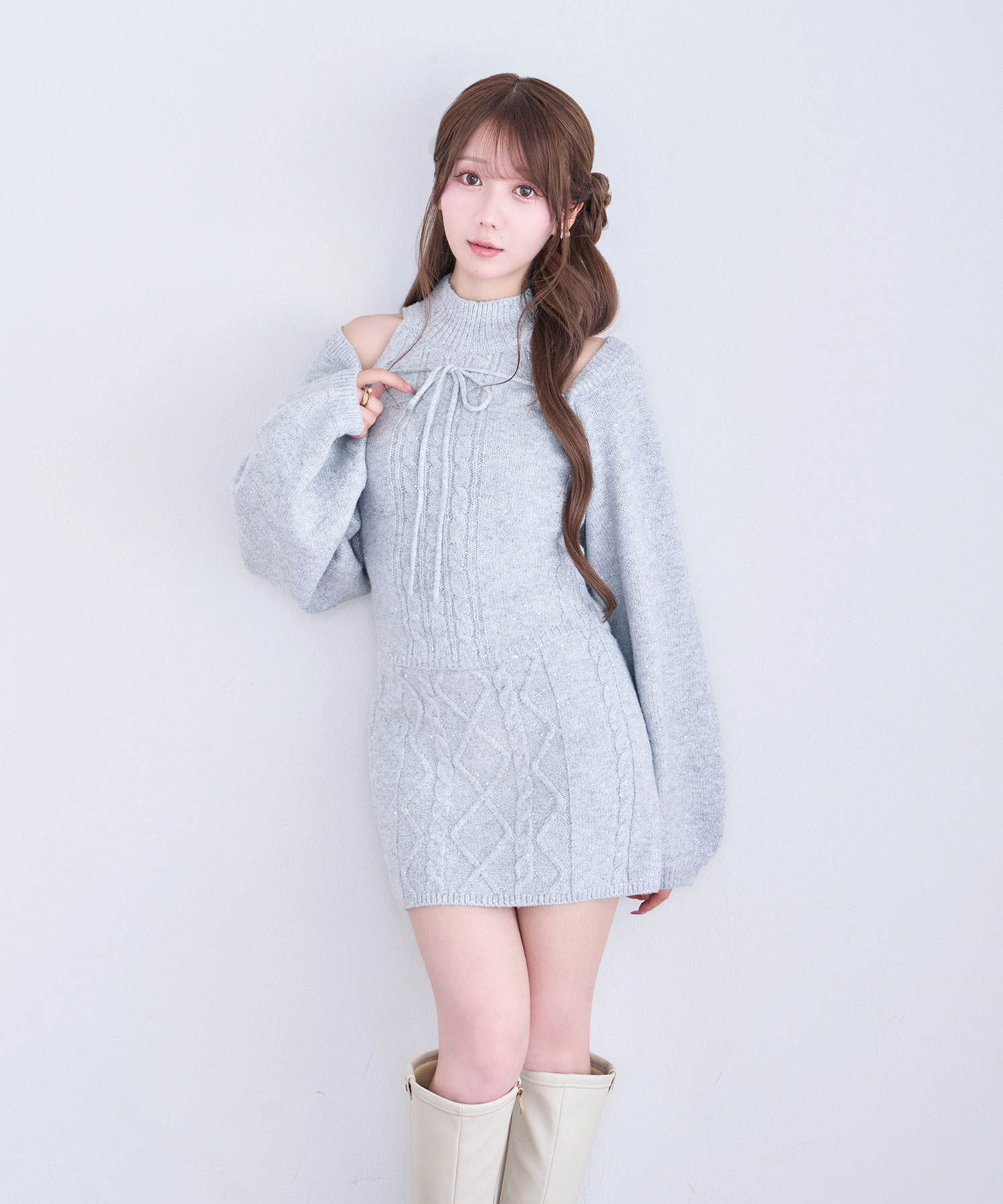 Glitter knit 3P set