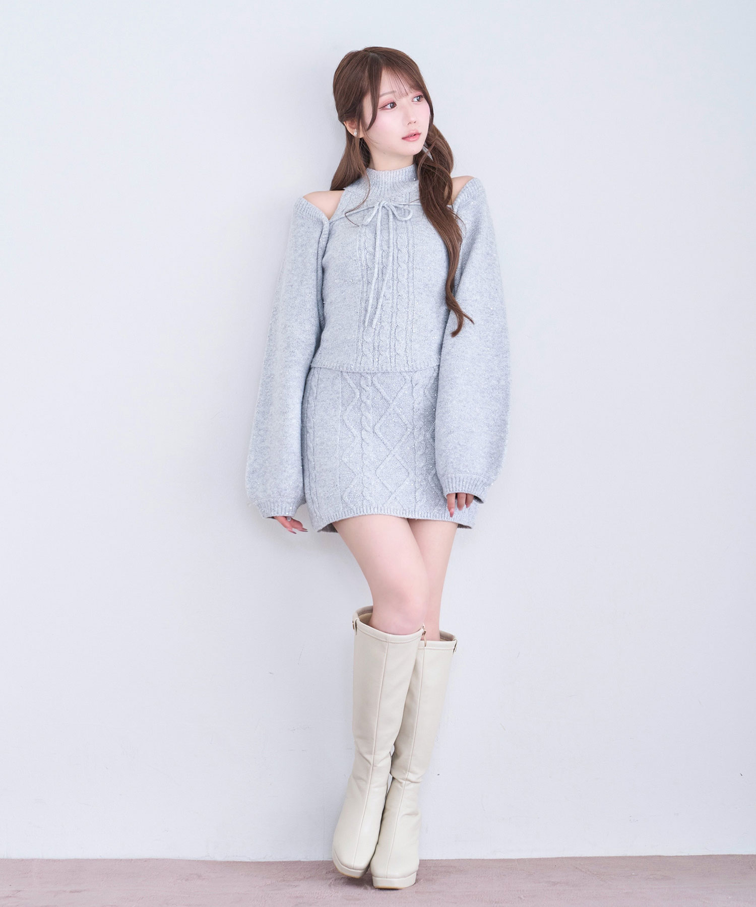 Glitter knit 3P set