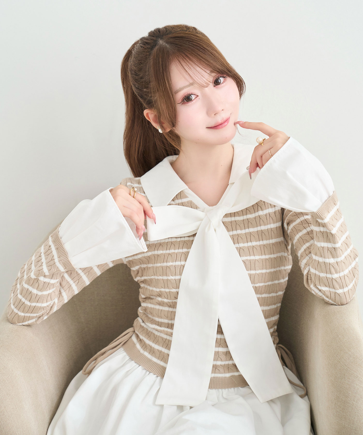 Docking border knit o/p