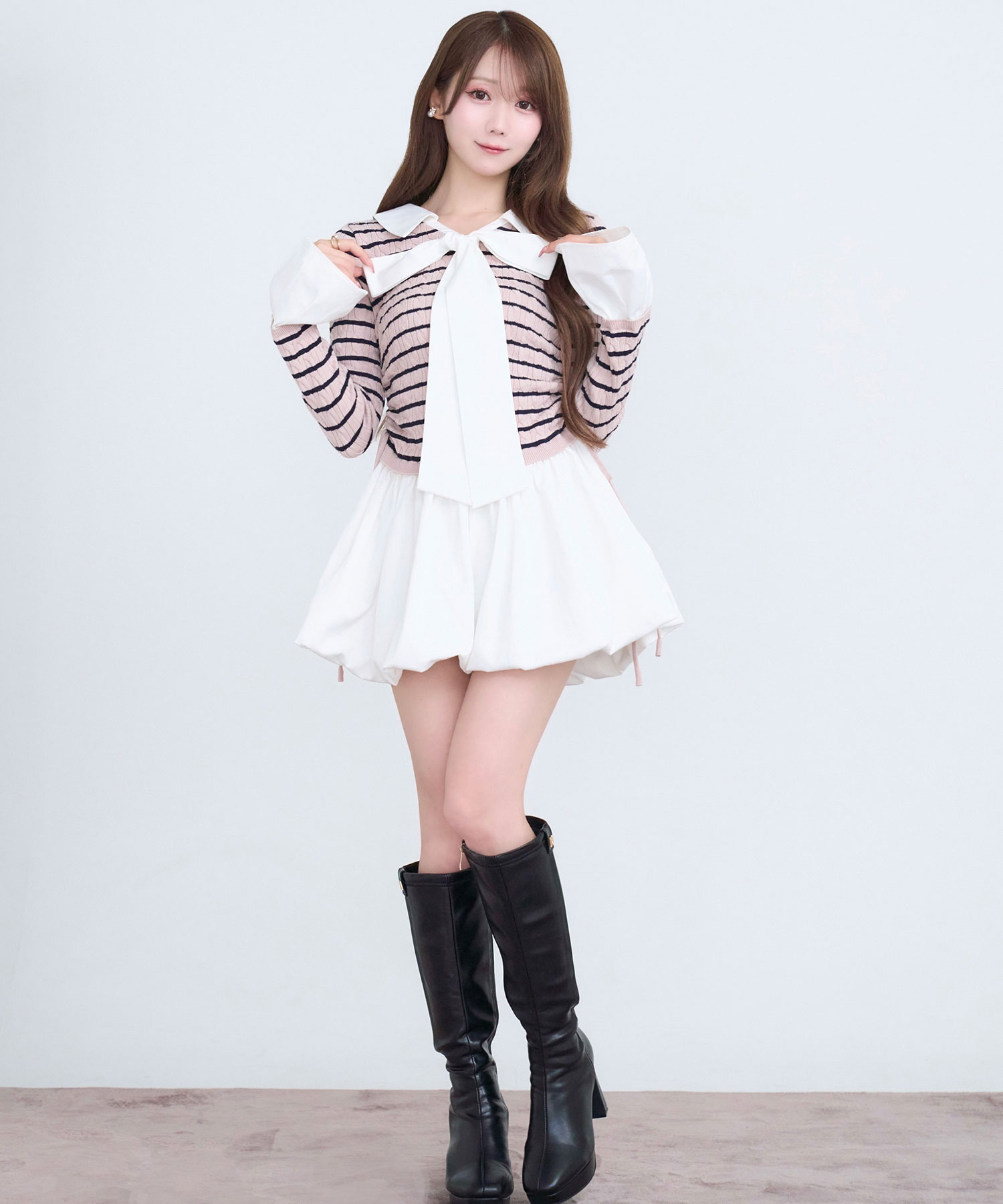 Docking border knit o/p