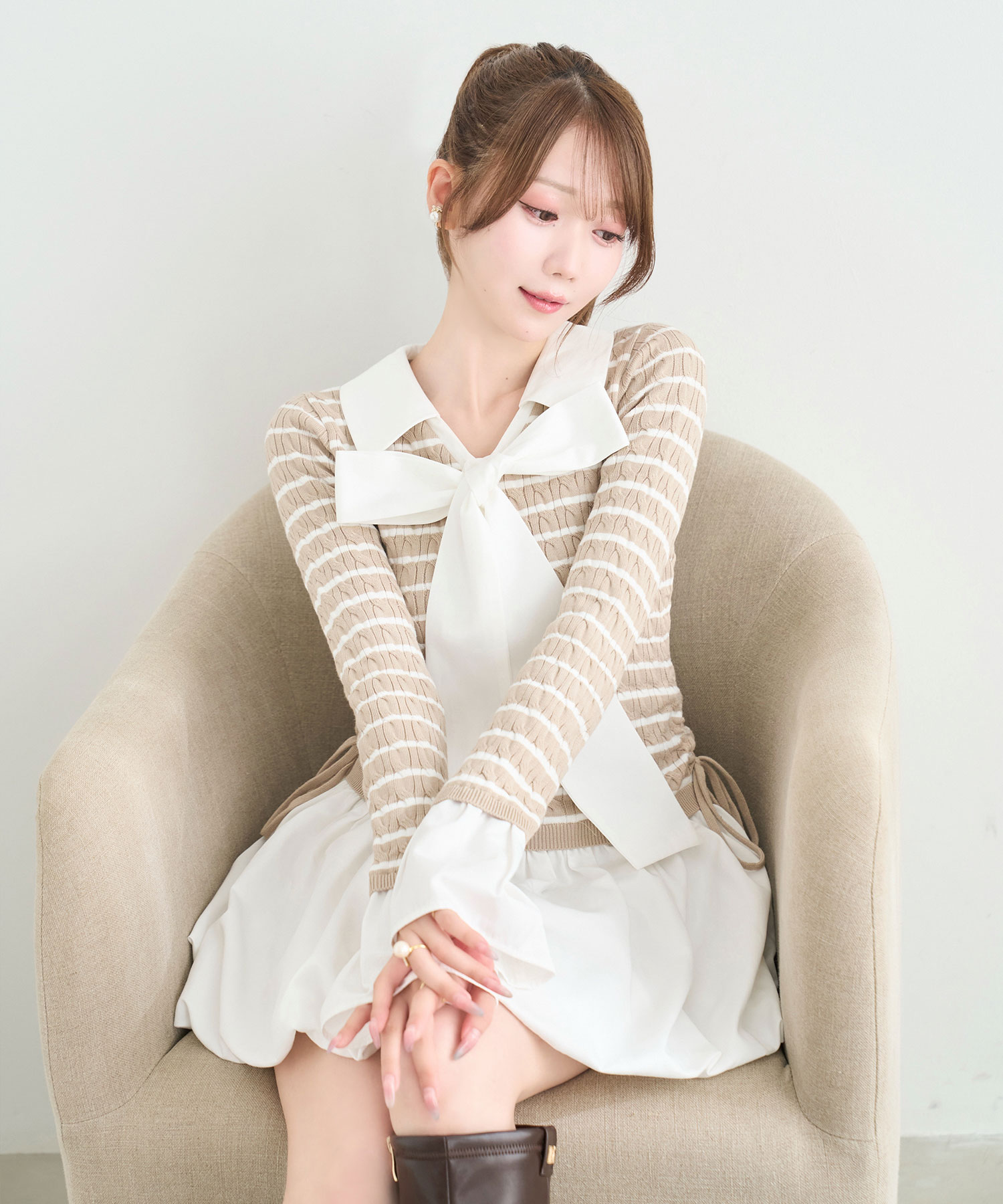 Docking border knit o/p