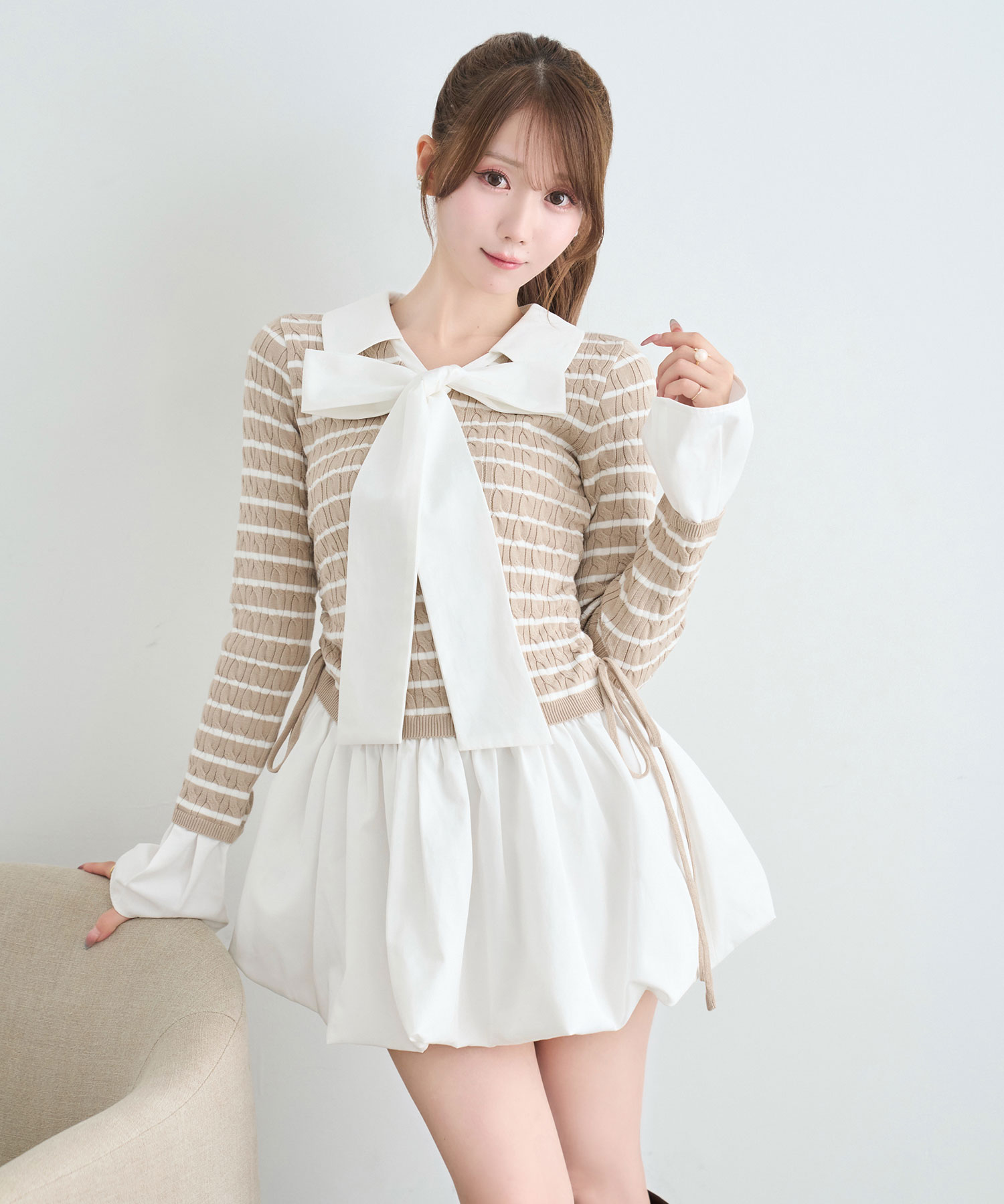 Docking border knit o/p