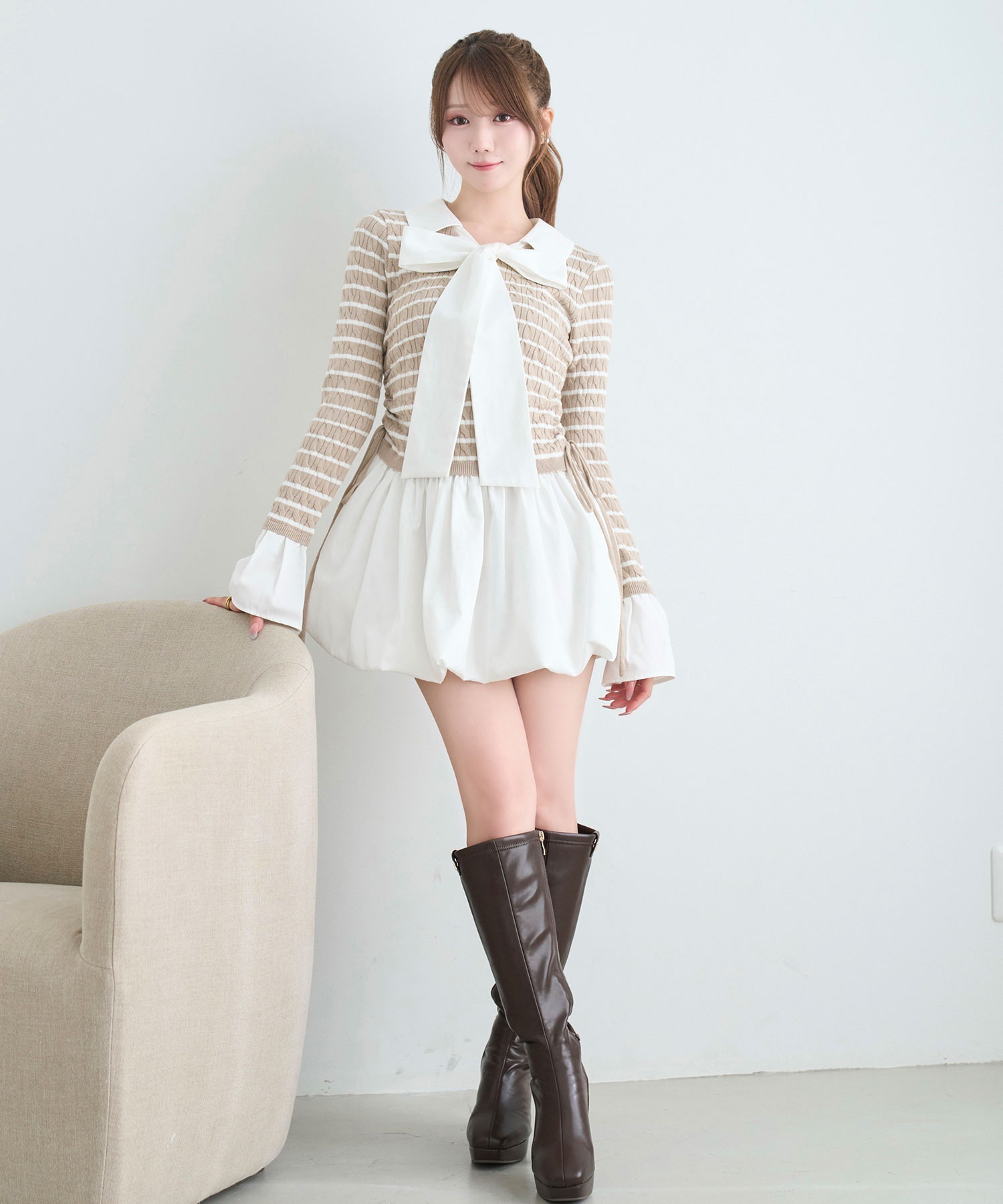 Docking border knit o/p