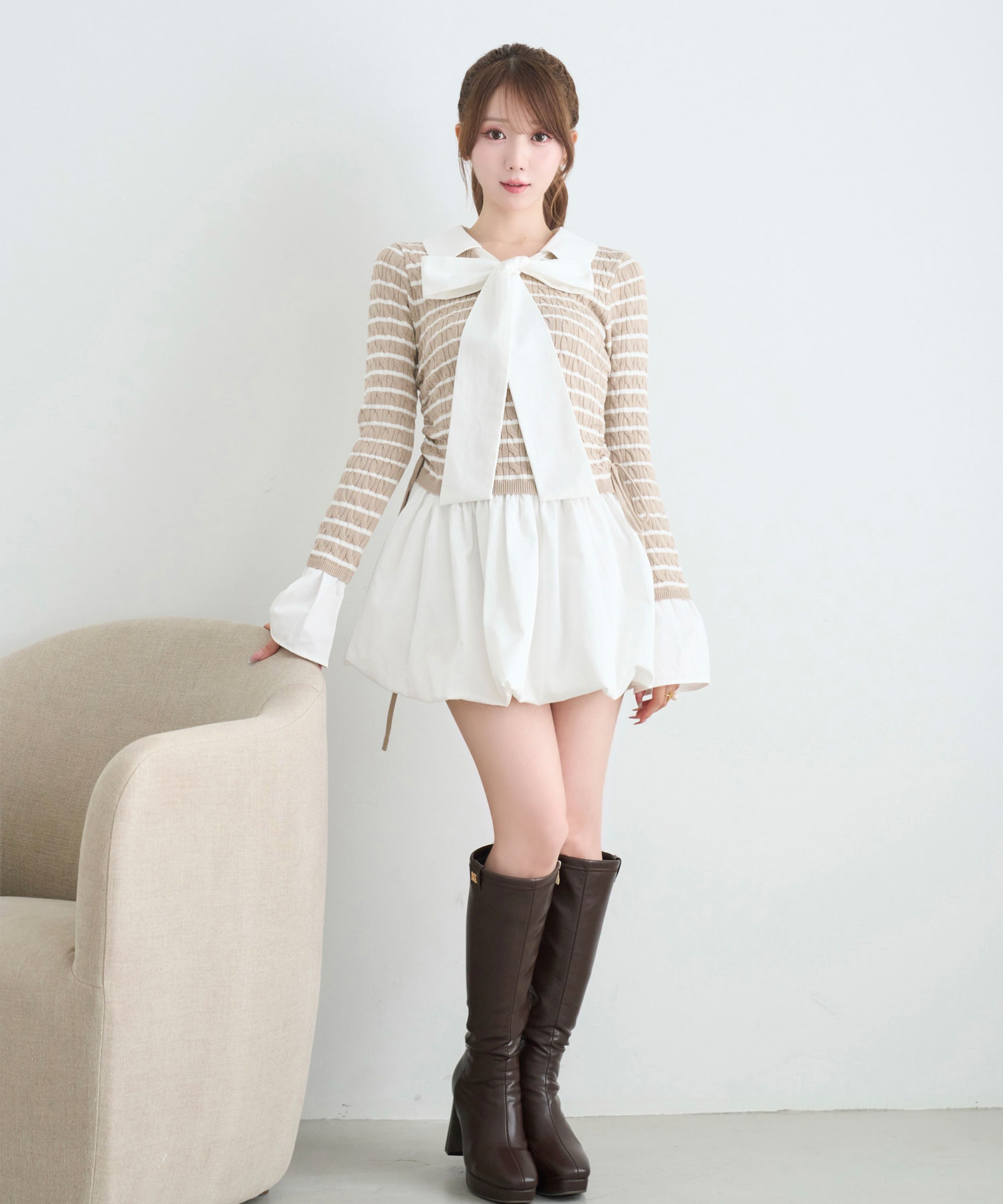 Docking border knit o/p