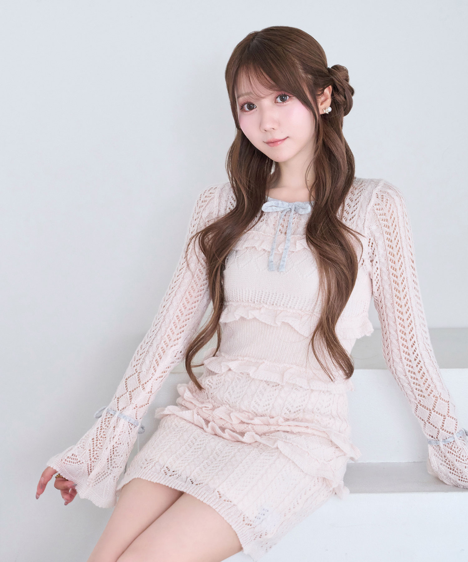 Crochet knit mini o/p