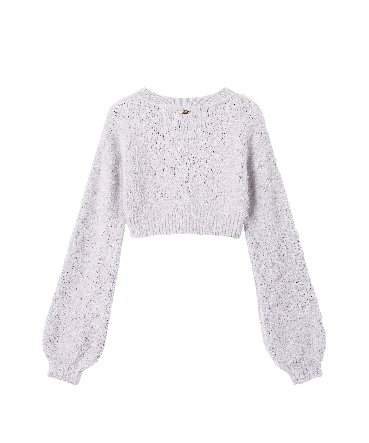 Fluffy short cardigan