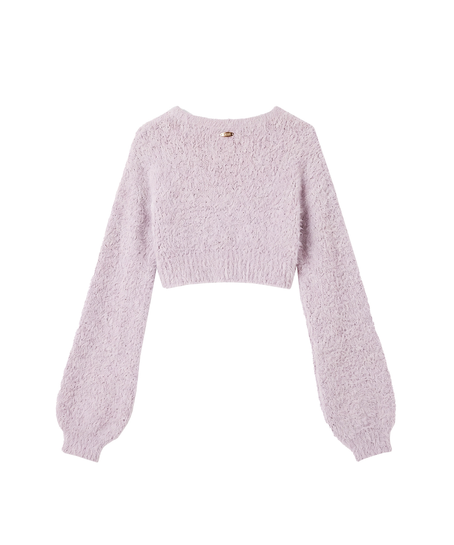 Fluffy short cardigan