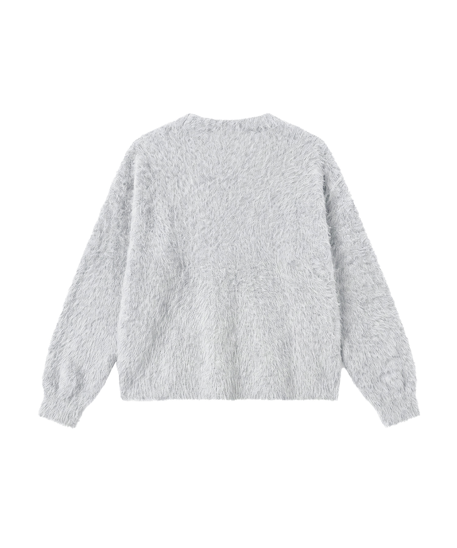 Shaggy oversized cardigan