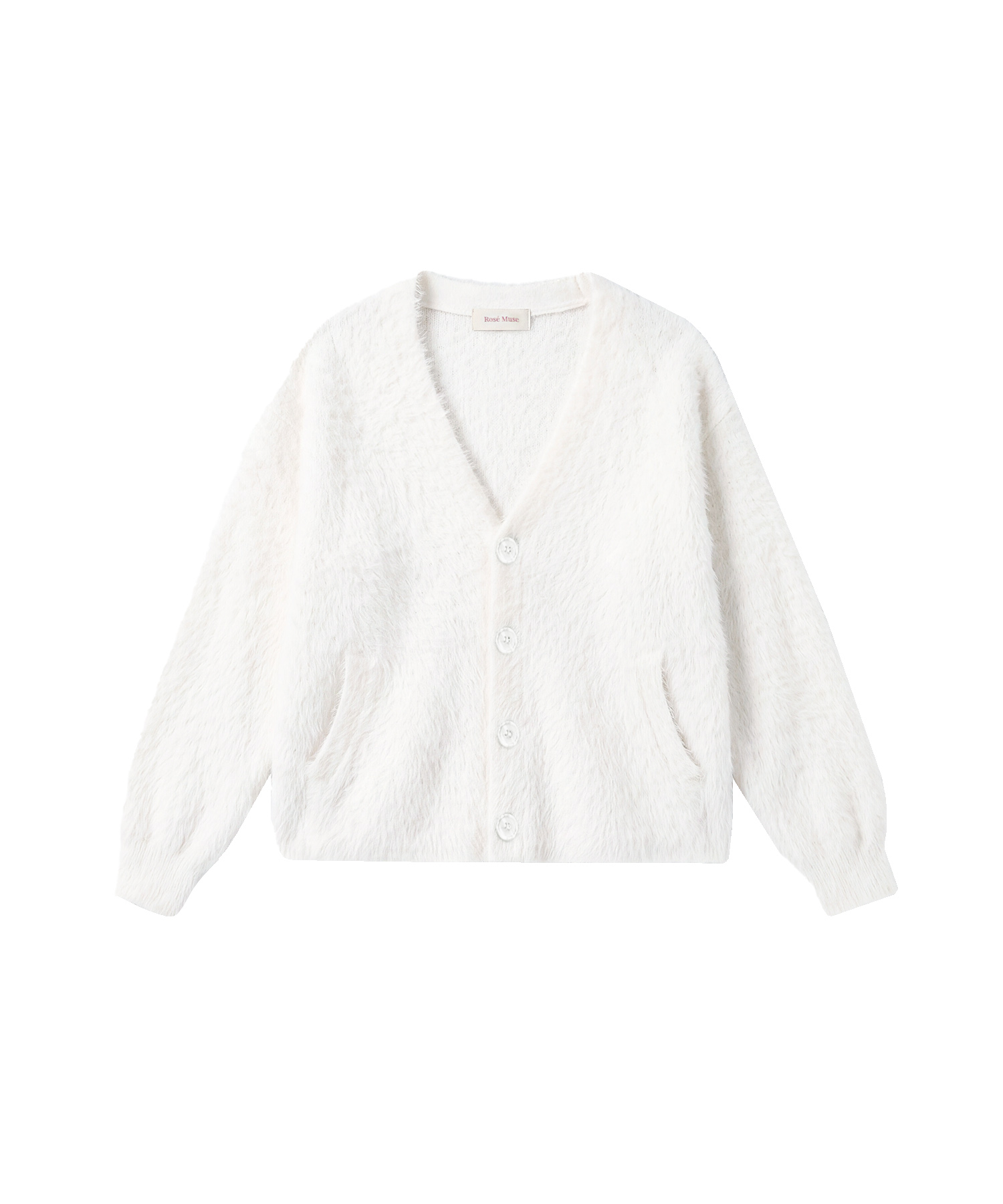 Shaggy oversized cardigan