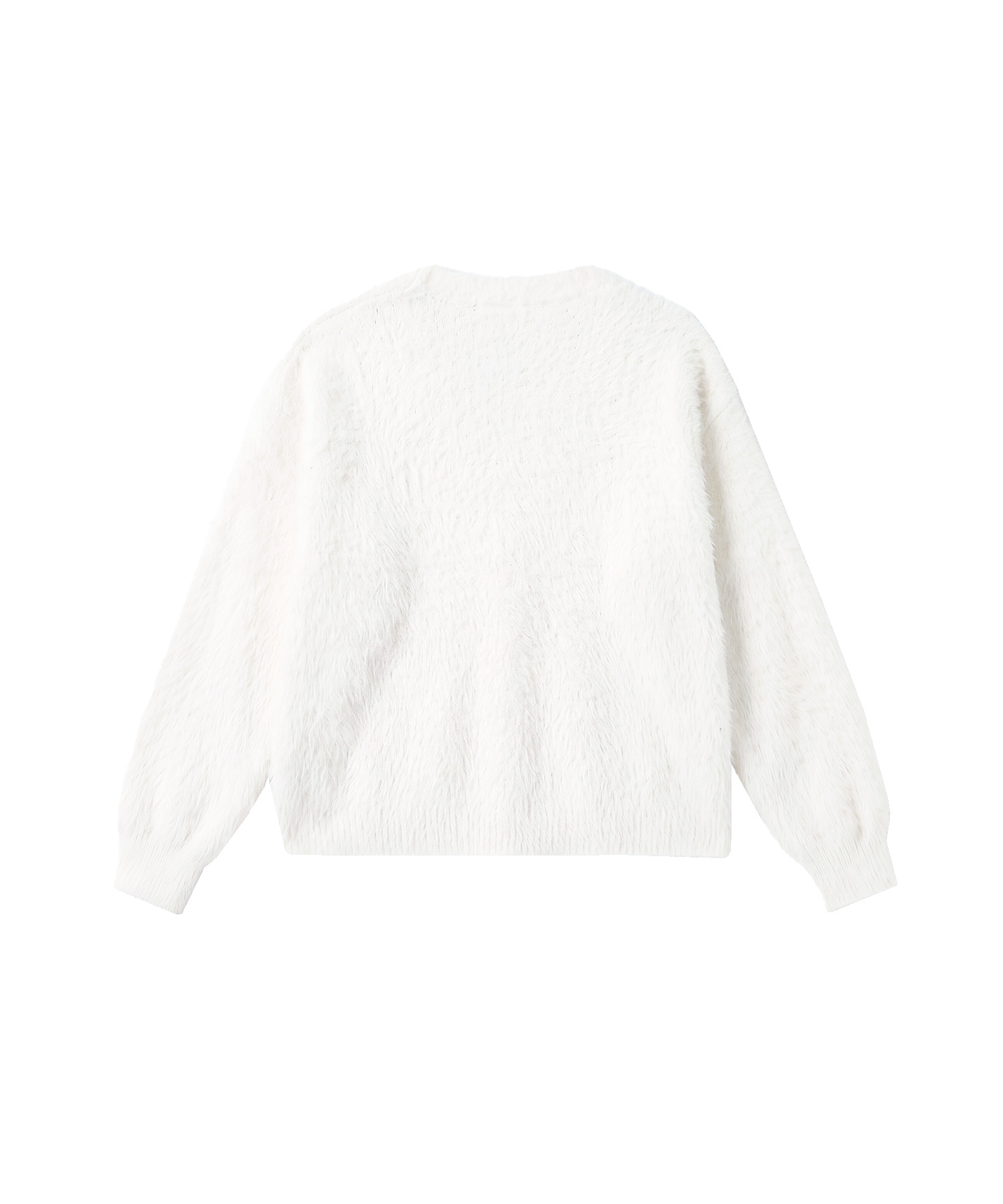 Shaggy oversized cardigan