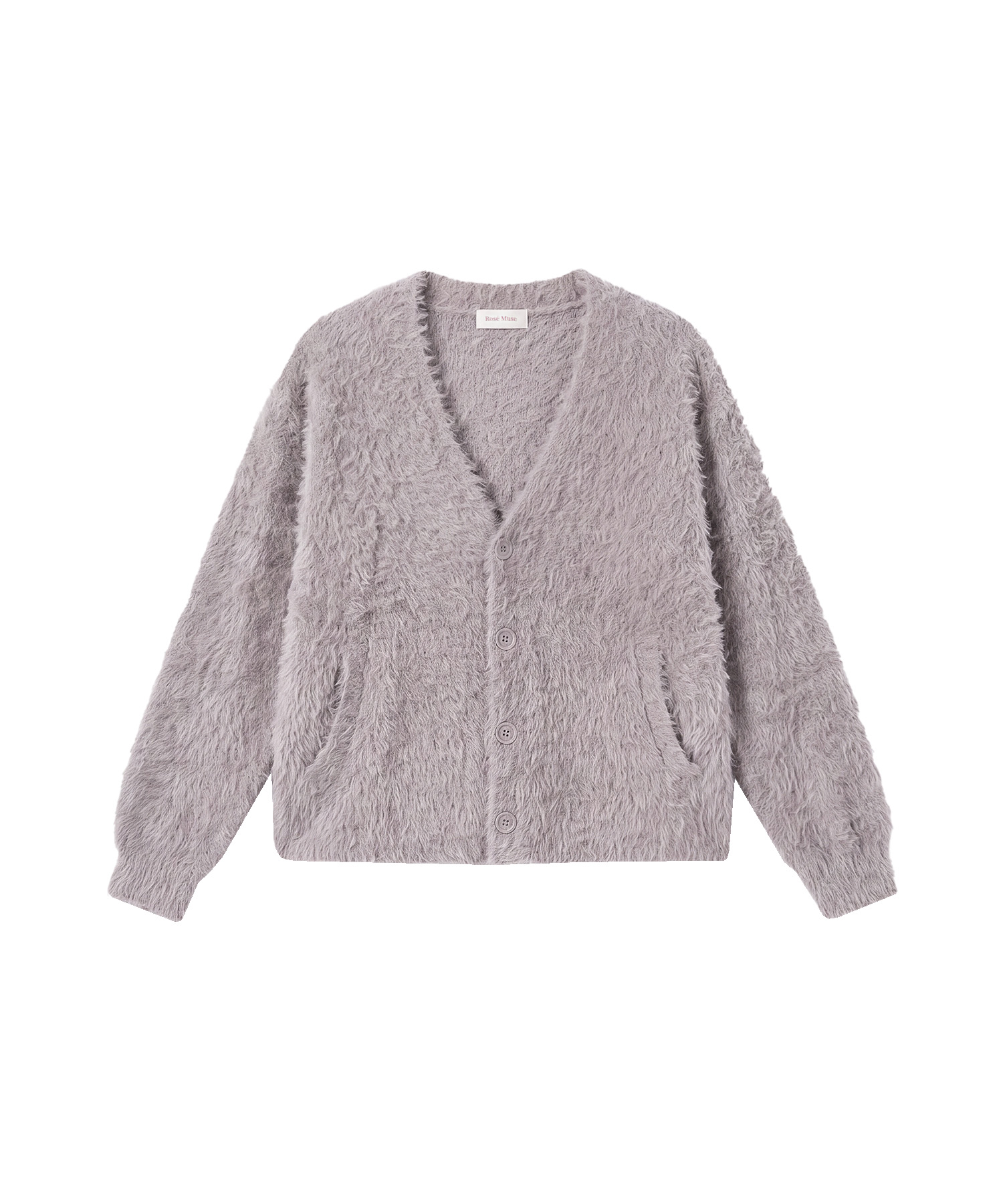 Shaggy oversized cardigan