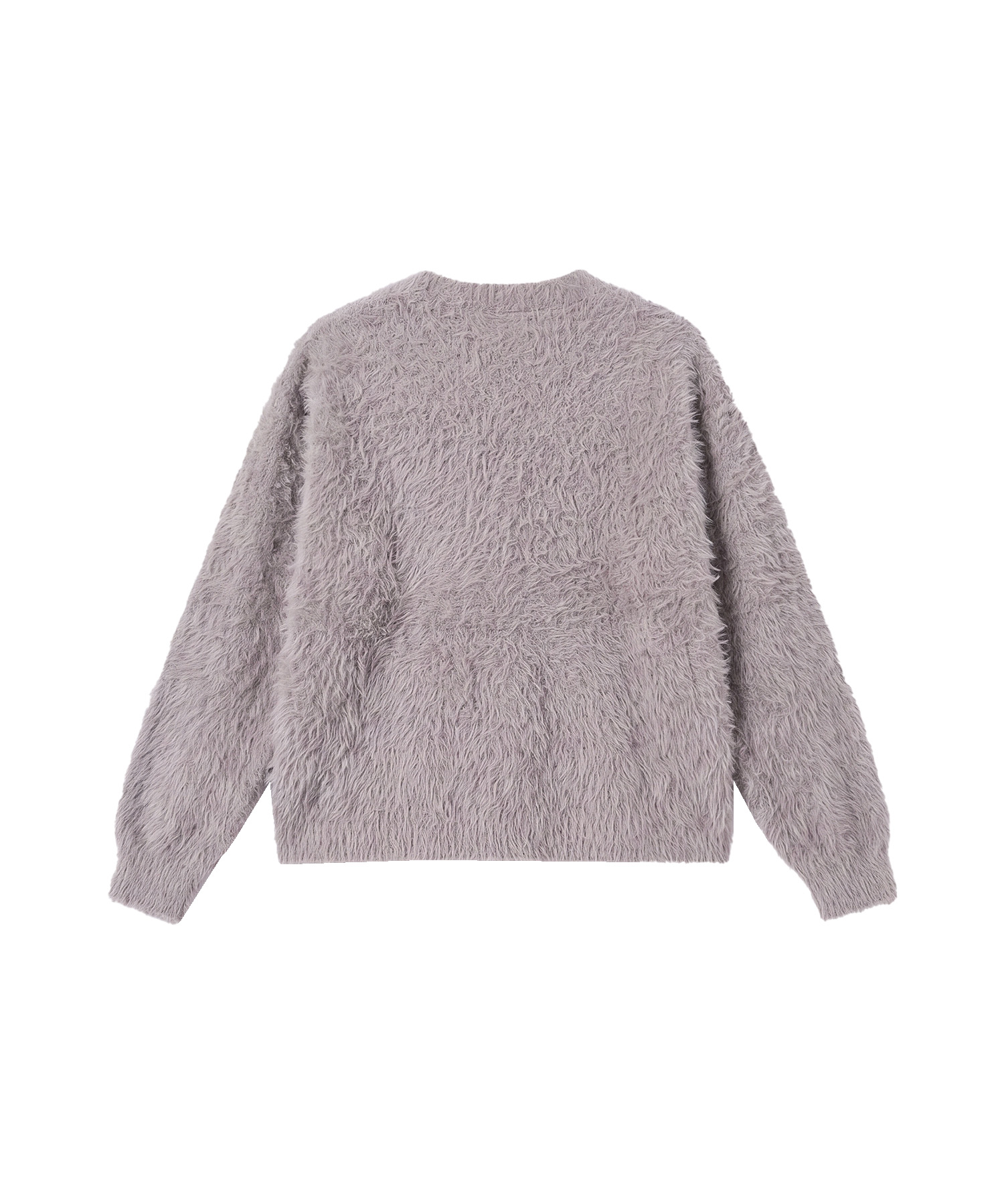 Shaggy oversized cardigan