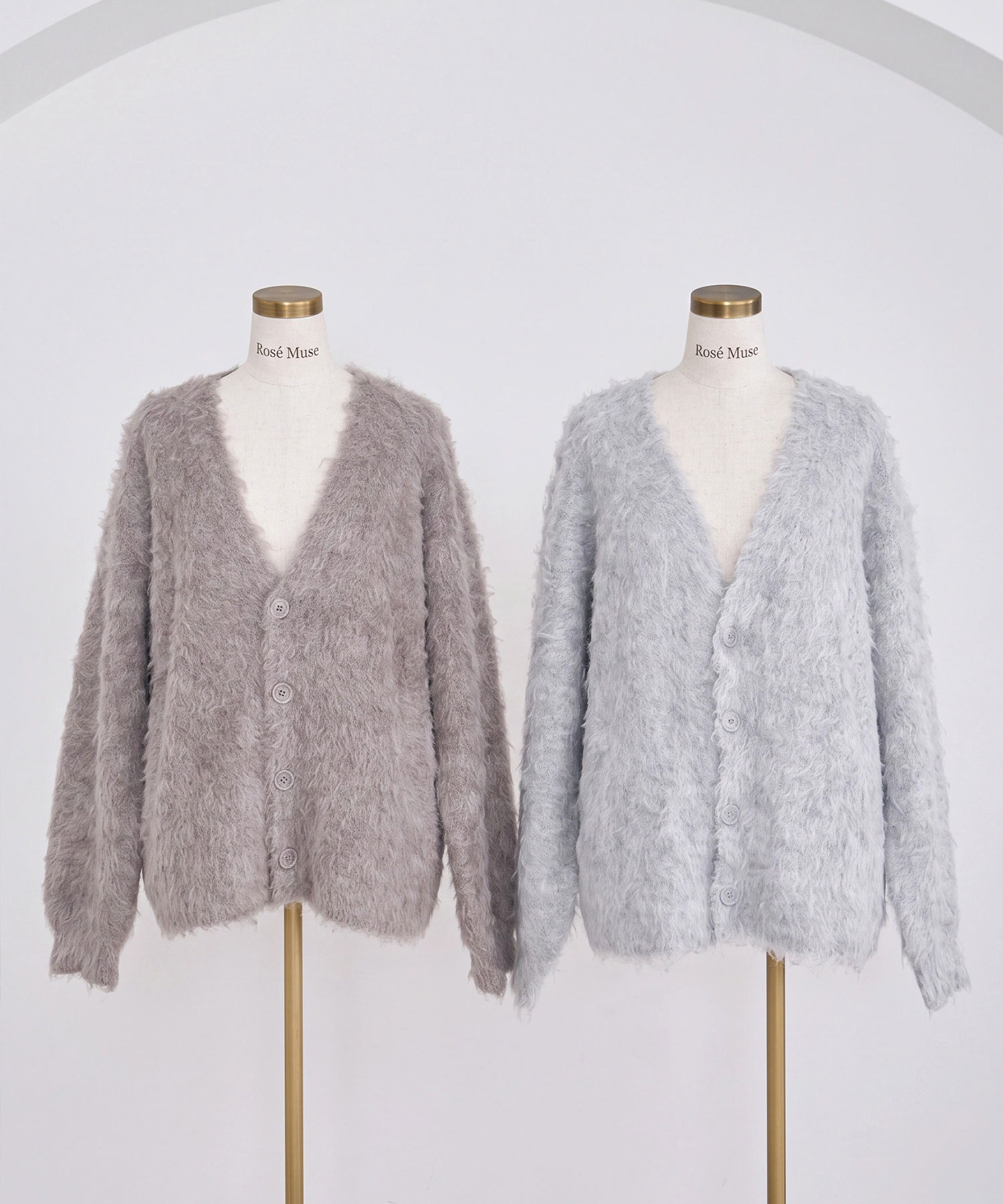 Shaggy oversized cardigan