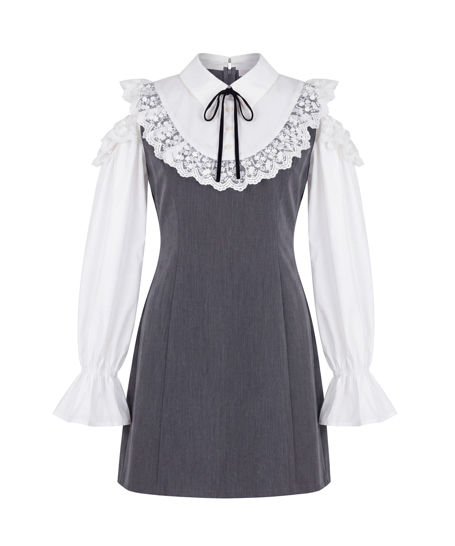 Open shoulder bicolor o/p