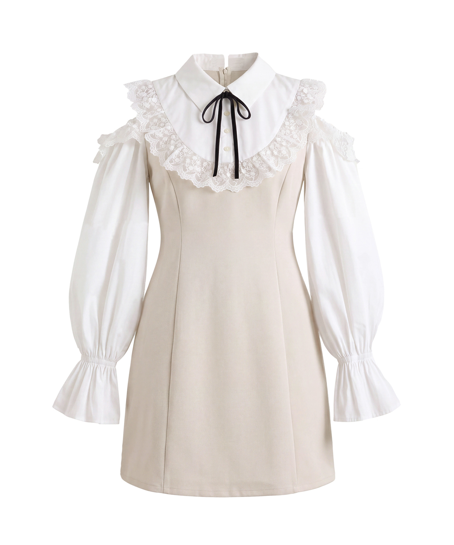 Open shoulder bicolor o/p