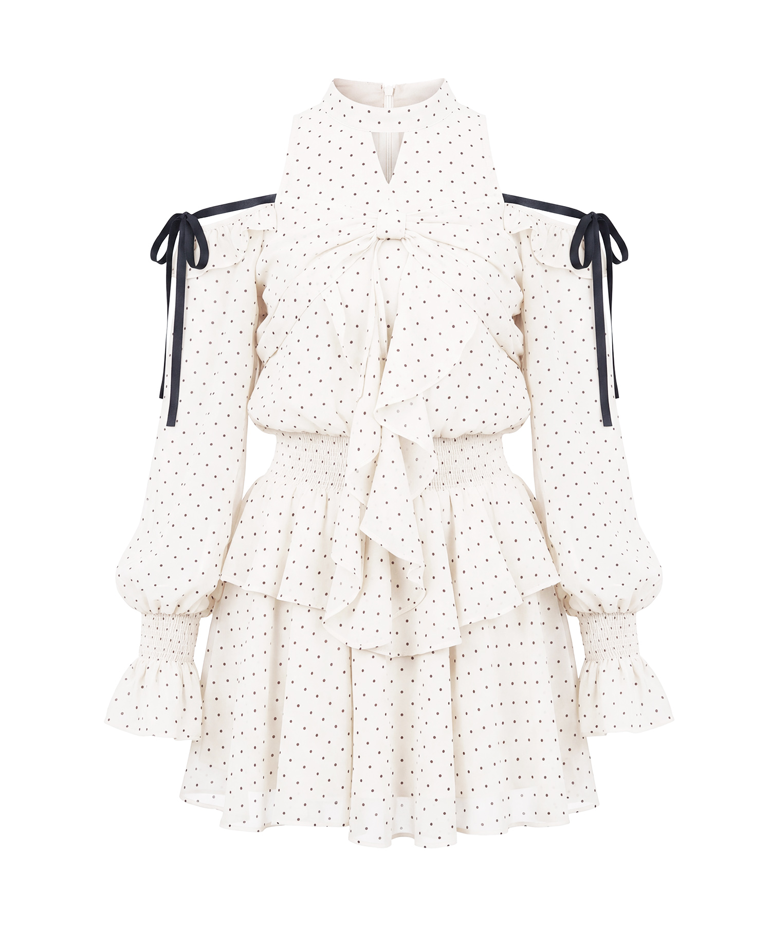 Dot chiffon ribbon mini o/p
