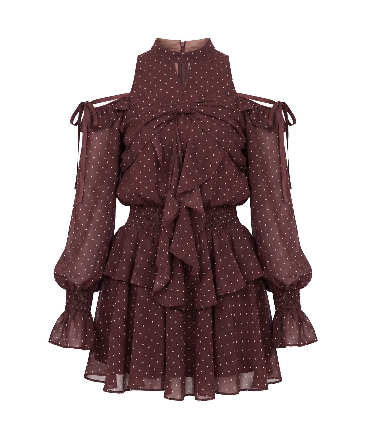 Dot chiffon ribbon mini o/p