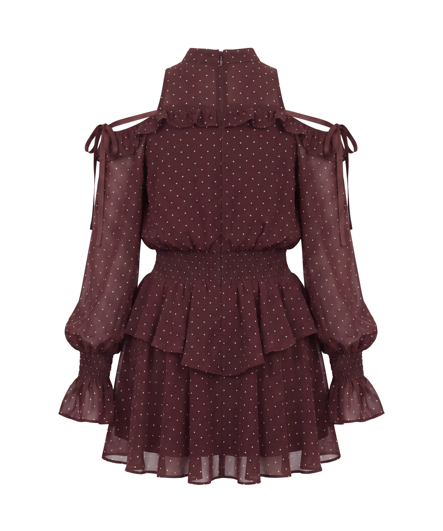 Dot chiffon ribbon mini o/p