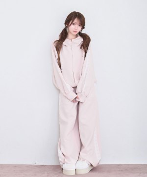 Rose lace sweat pants