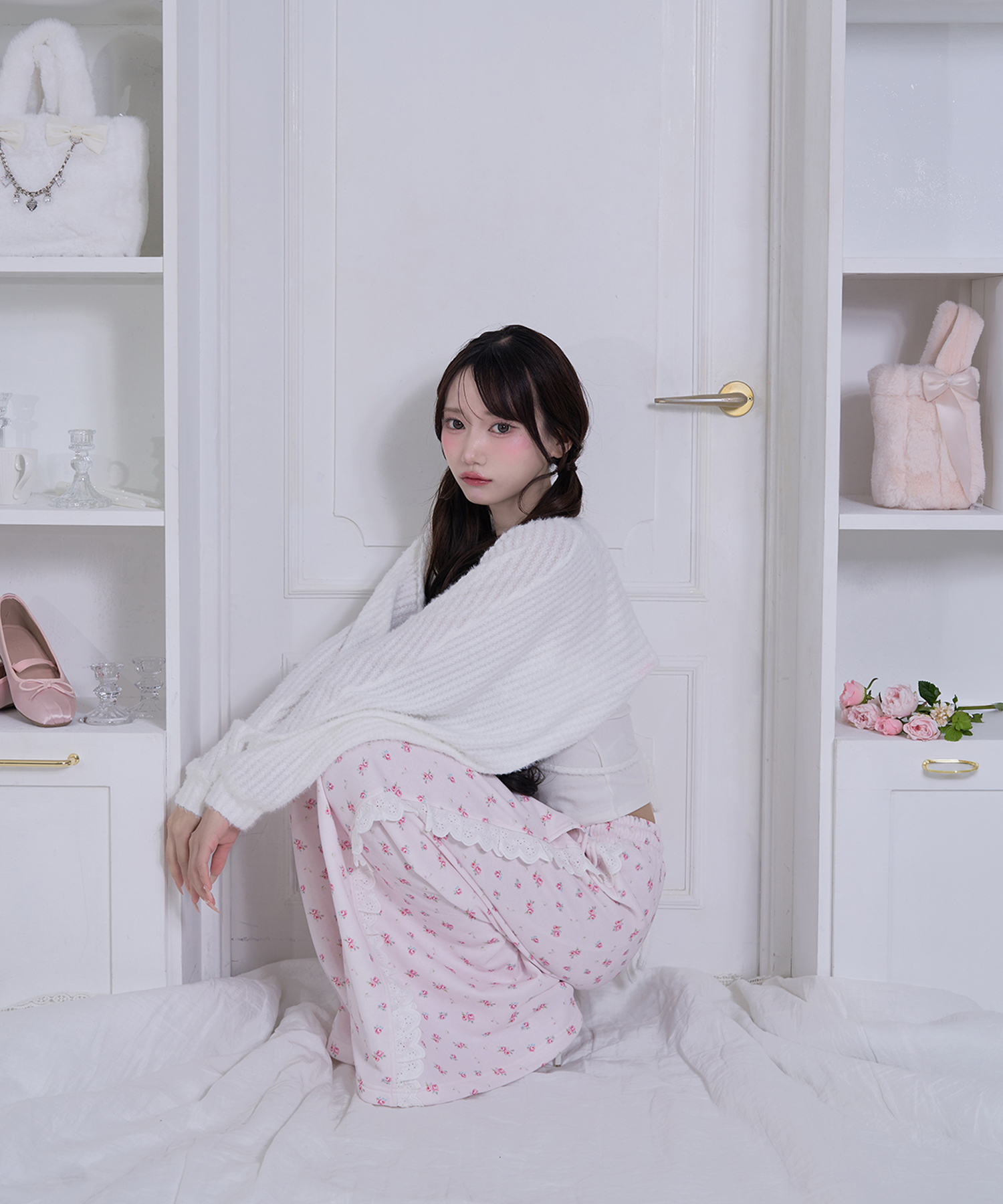 Heart アップリケパンツ