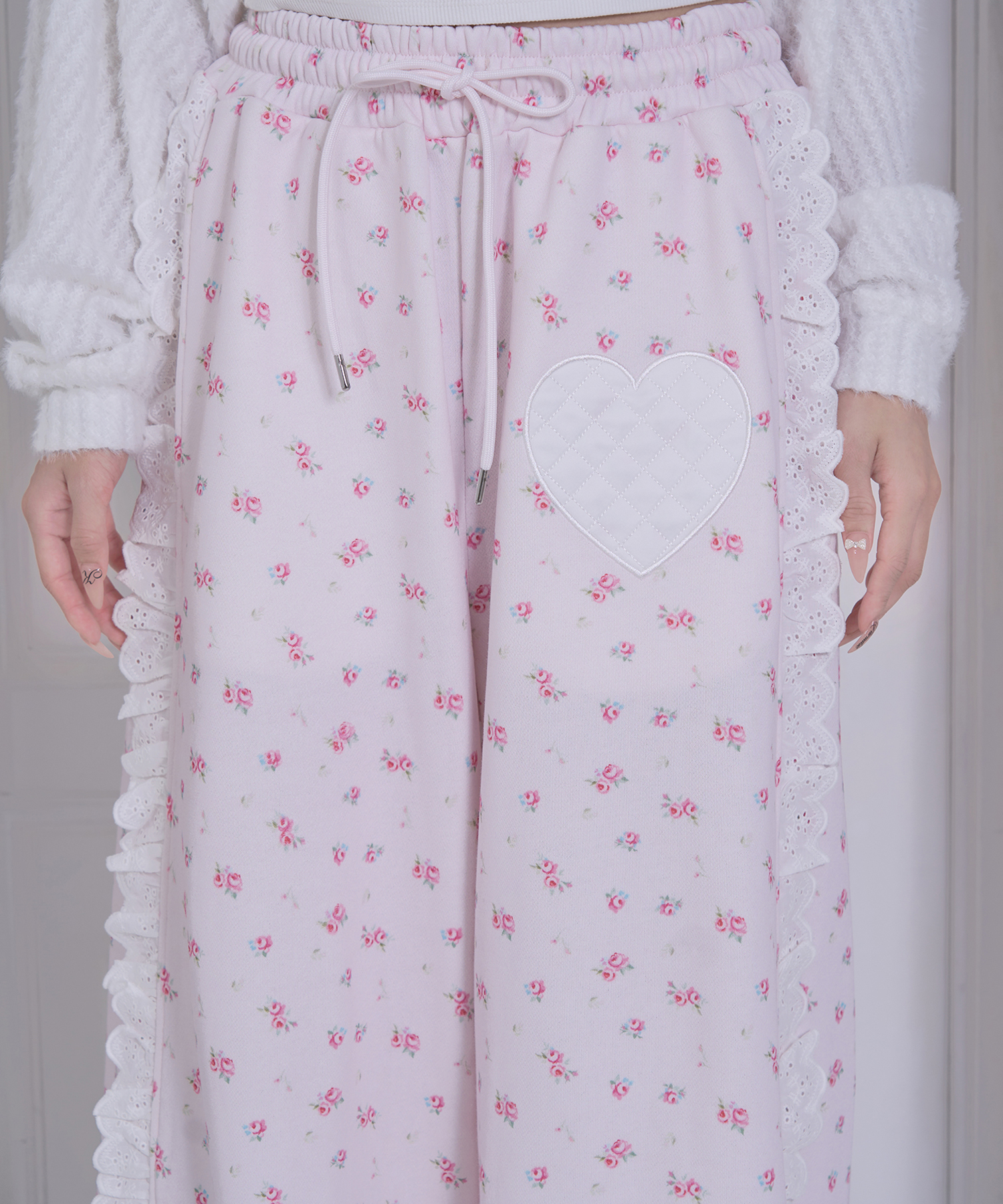 Heart アップリケパンツ