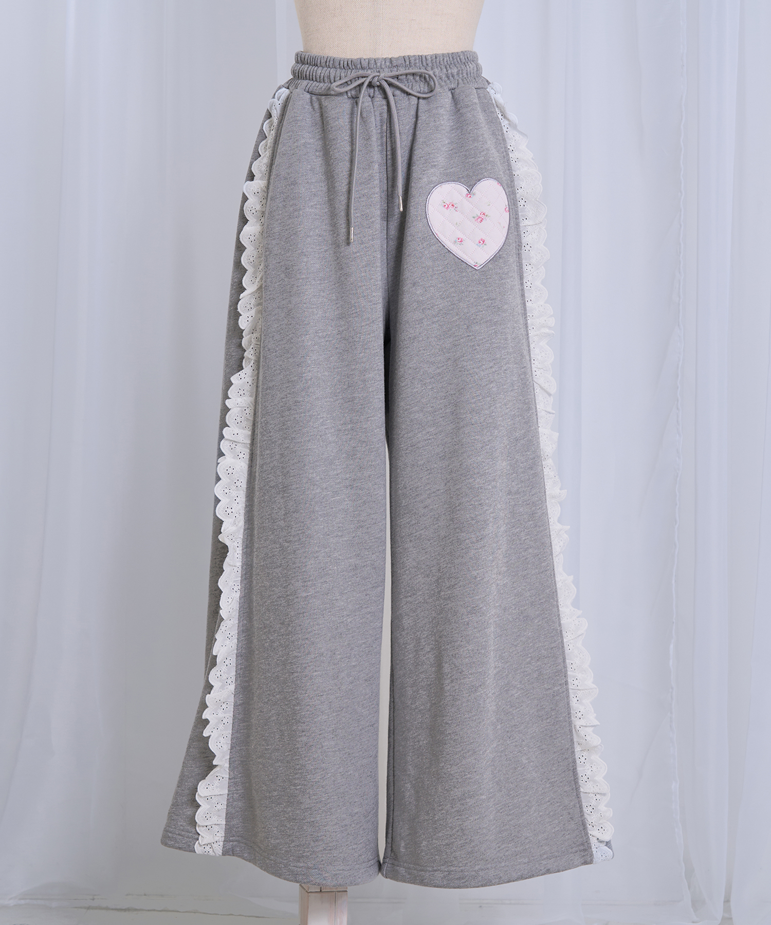 Heart アップリケパンツ