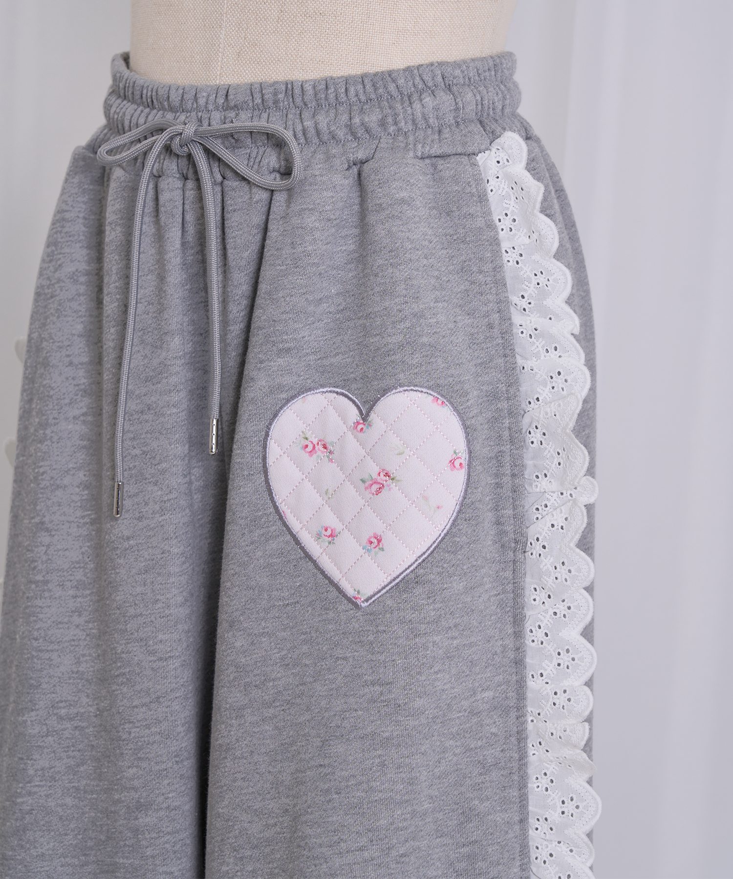 Heart アップリケパンツ