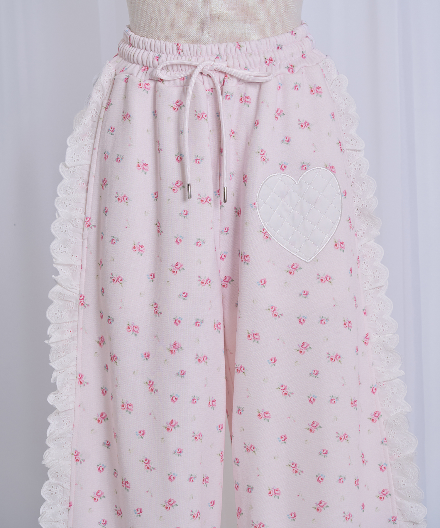 Heart アップリケパンツ